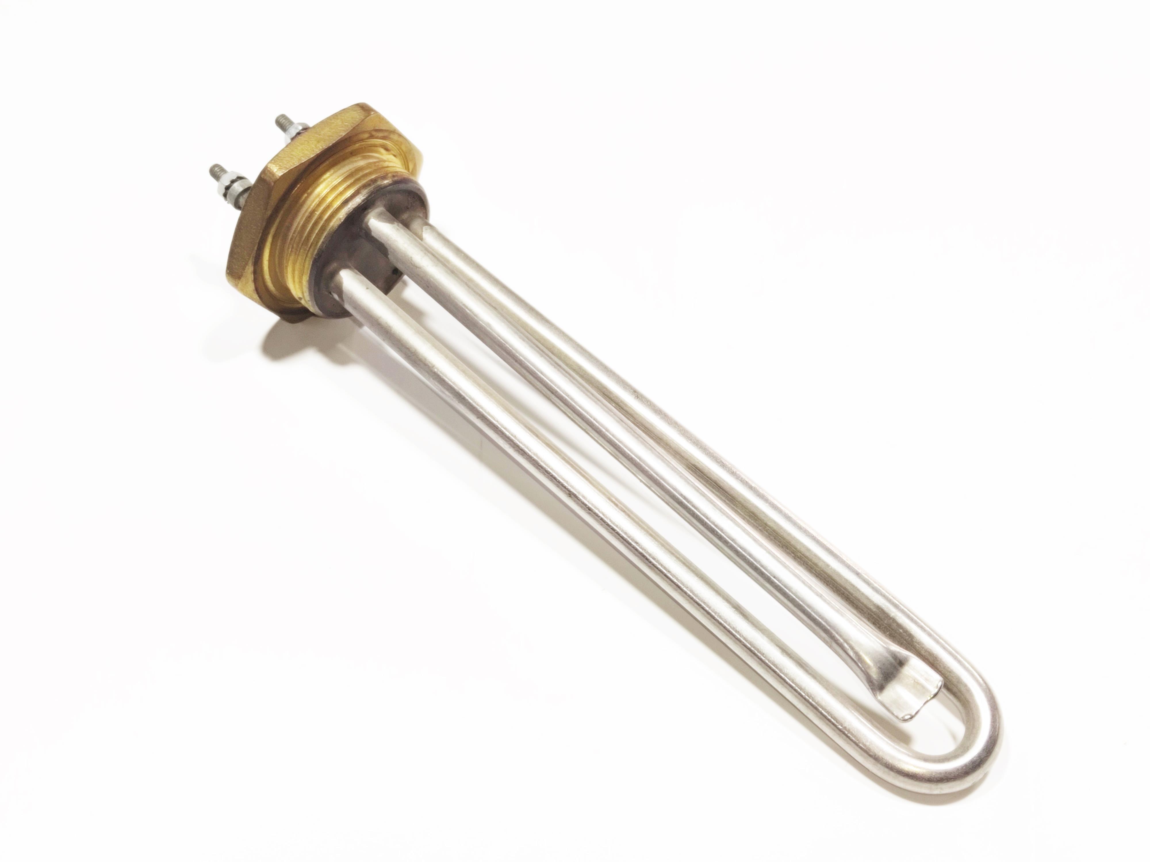 20cm 1500W krom 1 1/4 inç CR304 kovanlı vidalı ısıtıcı rezistans