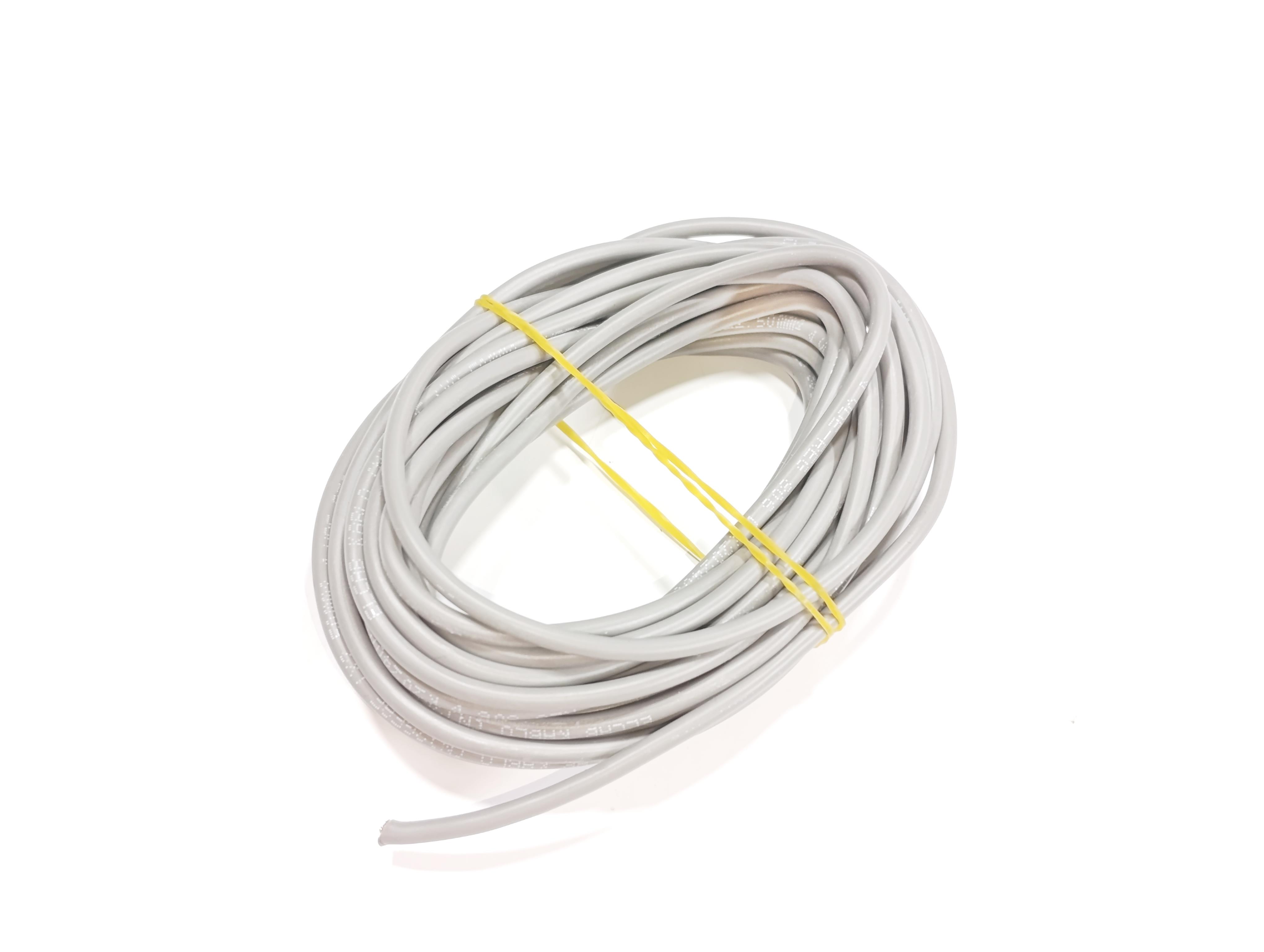 2,5mm 5metre Yanmaz Silikon Kablo TTR GRİ Renk