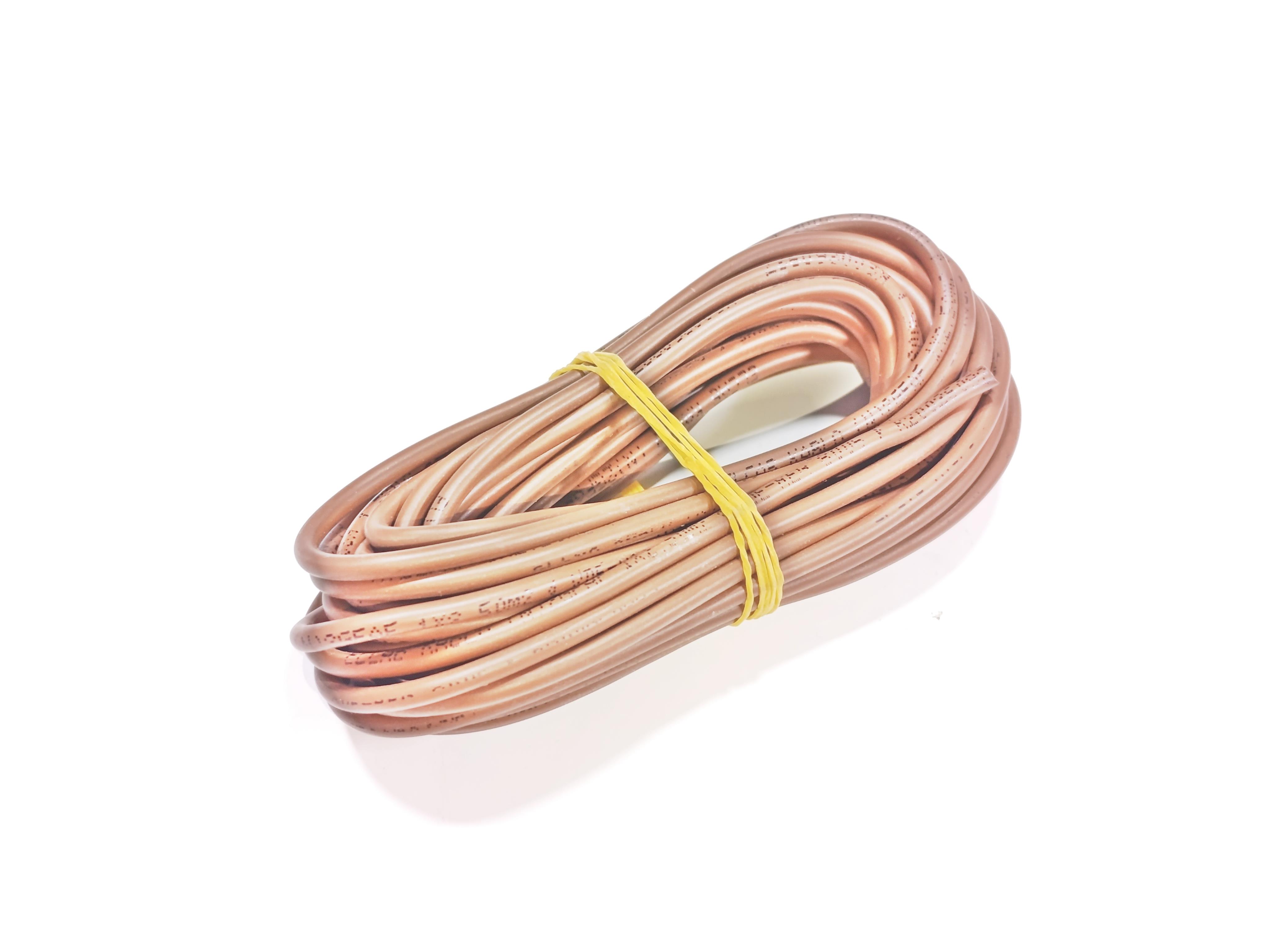 2,5mm 5metre Yanmaz Silikon Kablo TTR KAHVERENGİ Renk