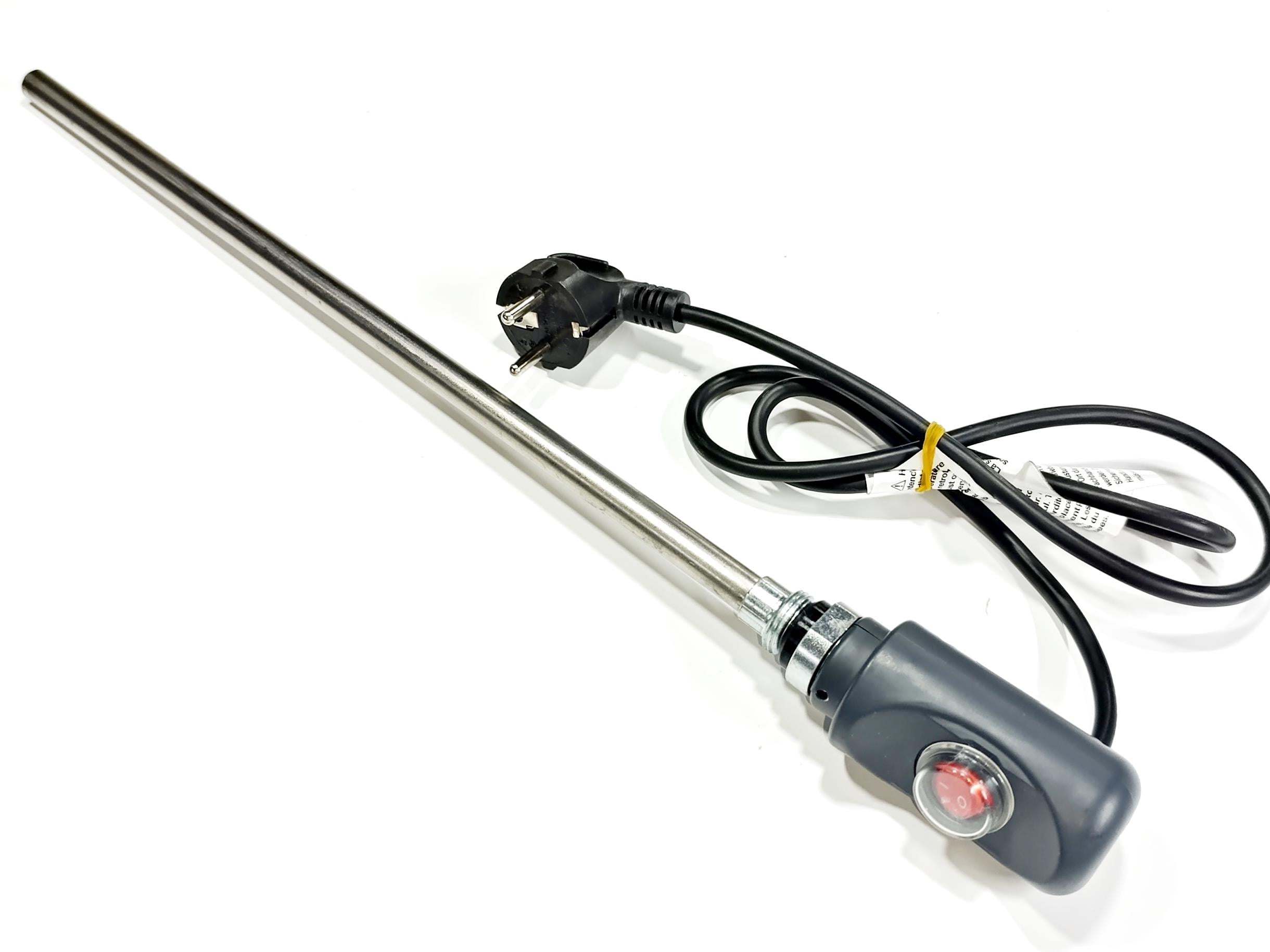 400W Antresit Gri Renk On/Off HP03 Model Havlupan Isıtıcı Rezistans 230V / L:370MM / 110cm TTR Fişli