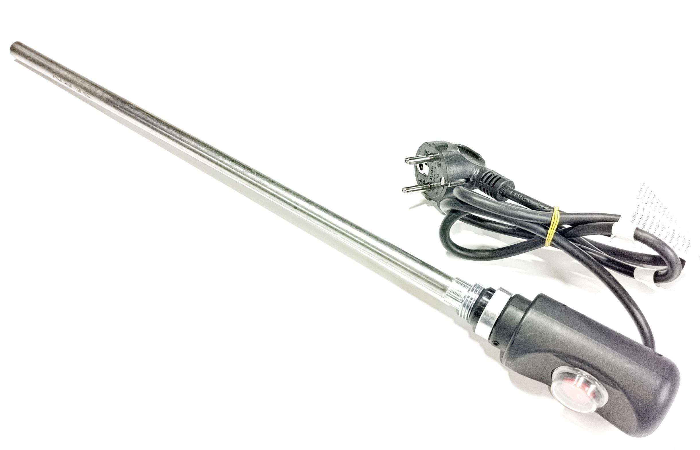 400W Siyah Renk On/Off HP03 Model Havlupan Isıtıcı Rezistans 230V / L:370MM / 110cm TTR Fişli