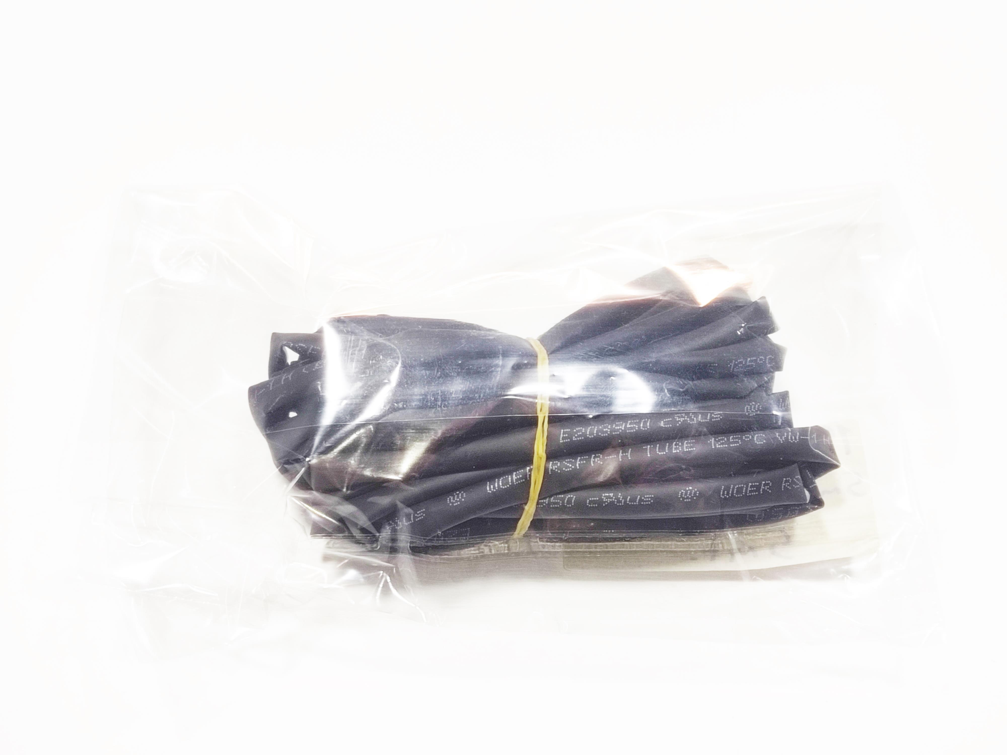 5mm Isı ile Daralan Siyah Makaron 5 metre, Daralma oranı 2/1, Çalışma -55/+125 Derece 
