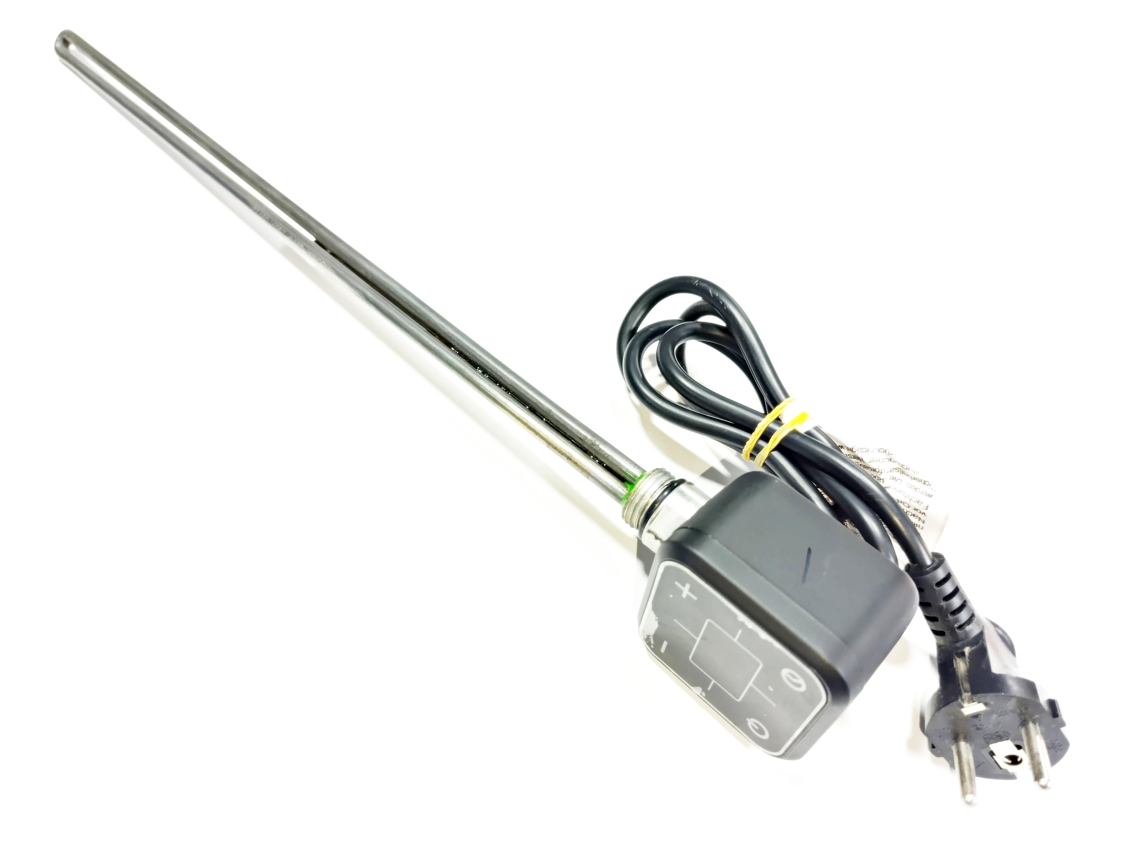 600W Siyah Renk Kare Dijital HP013 Model Havlupan Isıtıcı Rezistans 230 V / L:550 MM 