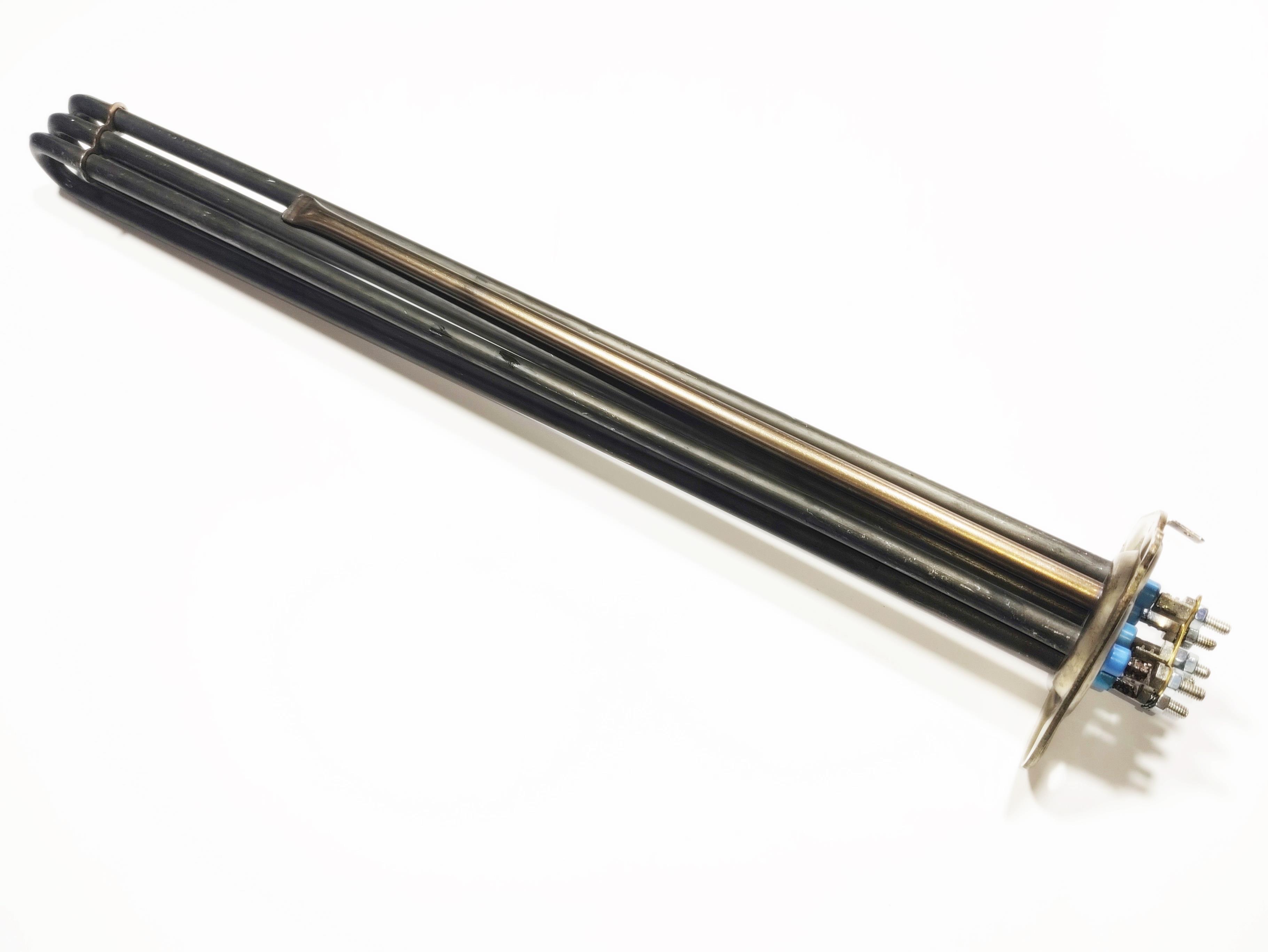 9KW Üçgen flans Endüstriyel Mutfak ısıtıcı Rezistansı İNCOLAY 800 - Isısan F2105-1P