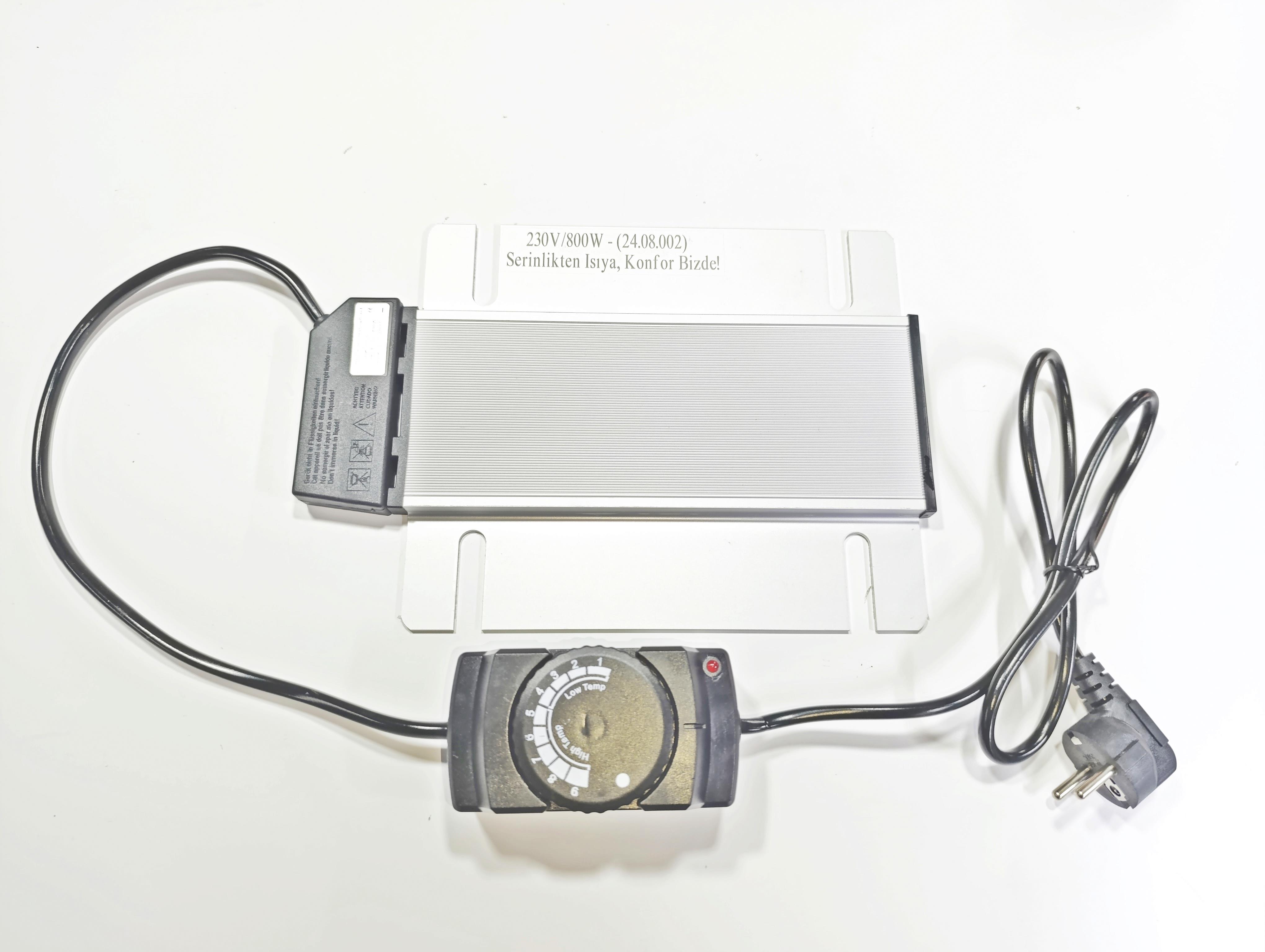 Açık Büfe Chafing Dish Reşo Rezistans 800W 23x20cm Alüminyum Termostatlı R1031