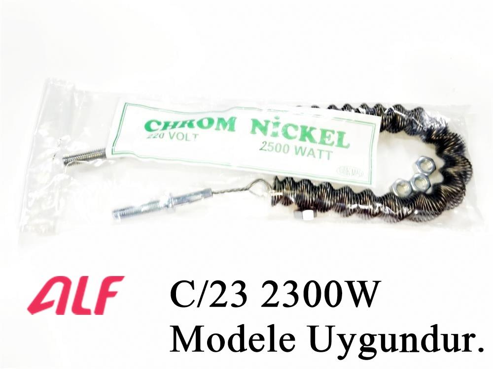 Alf C/23 2300W Modele Uyumlu 2500W İnfrared Soba Isıtıcı Rezistans Teli (Yatay) 