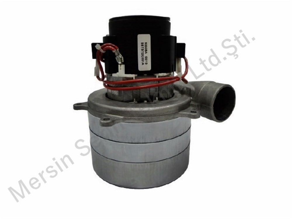 Ametek 24V(DC) 450W Üçfan eksozlu Endüstriyel Süpürge Motoru