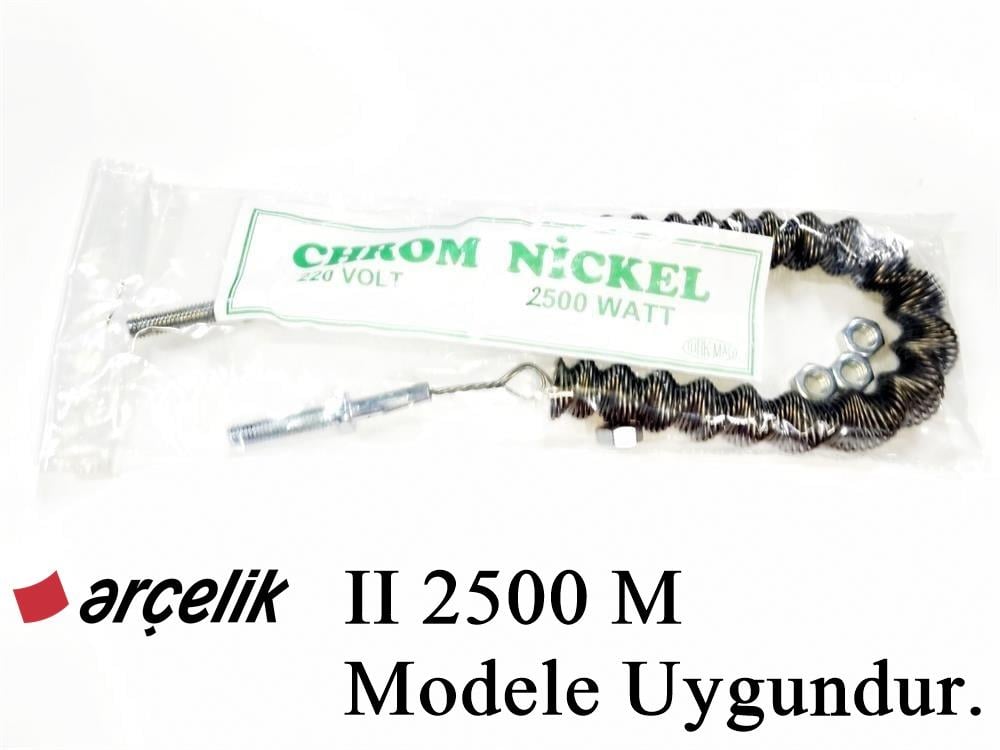 Arçelik II 2500 M Modele Uyumlu 2500W İnfrared Soba Isıtıcı Rezistans Teli (Yatay) 