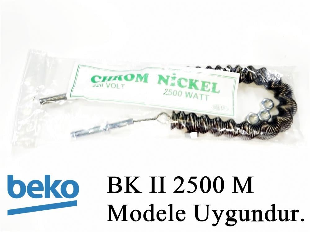 Beko BK II 2500 M Modele Uyumlu 2500W İnfrared Soba Isıtıcı Rezistans Teli (Yatay) 