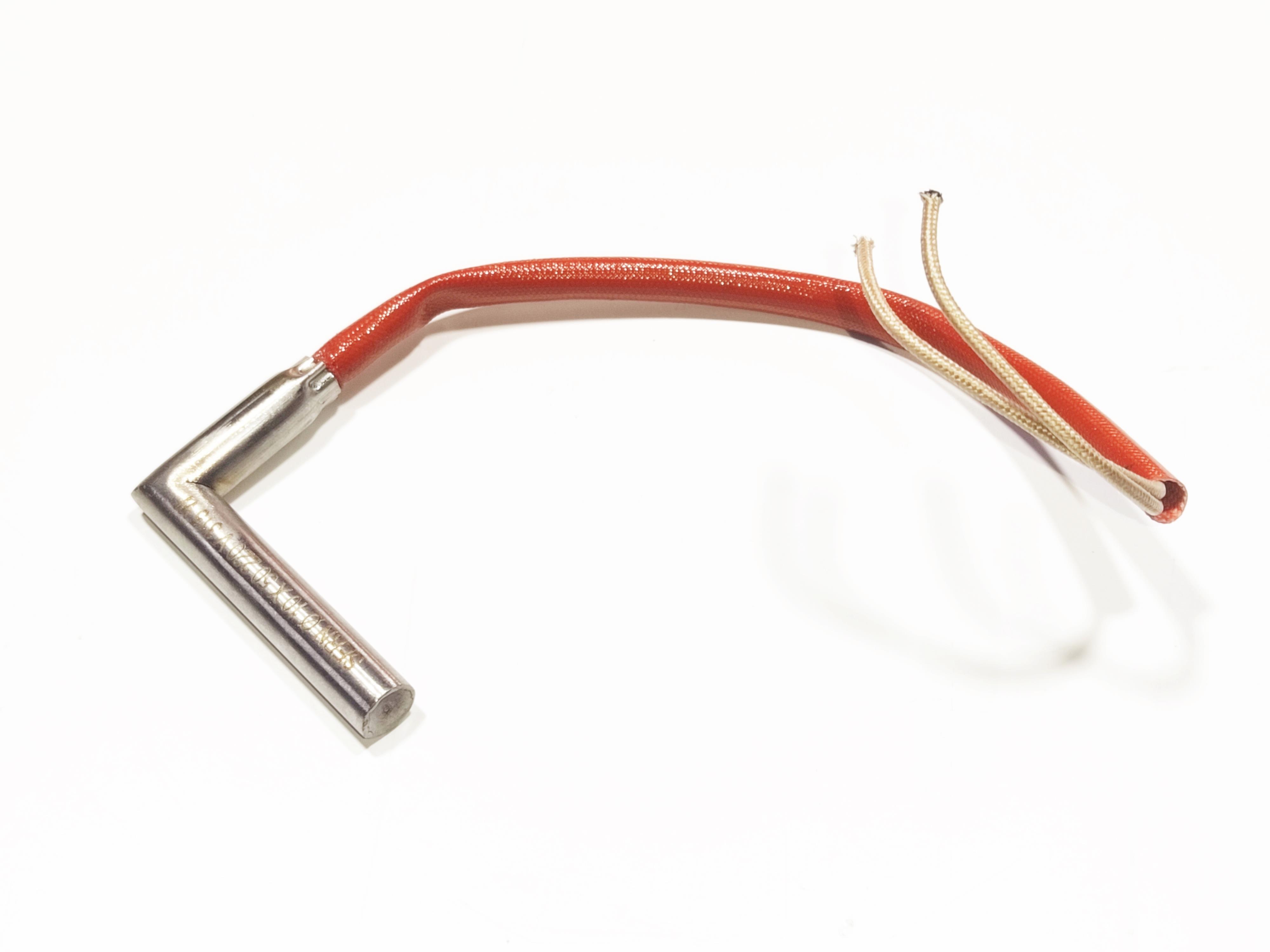Fişek Isıtıcı Rezistans 5cm Boy-10mm Kalınlık-315W-220 V Dirsekli