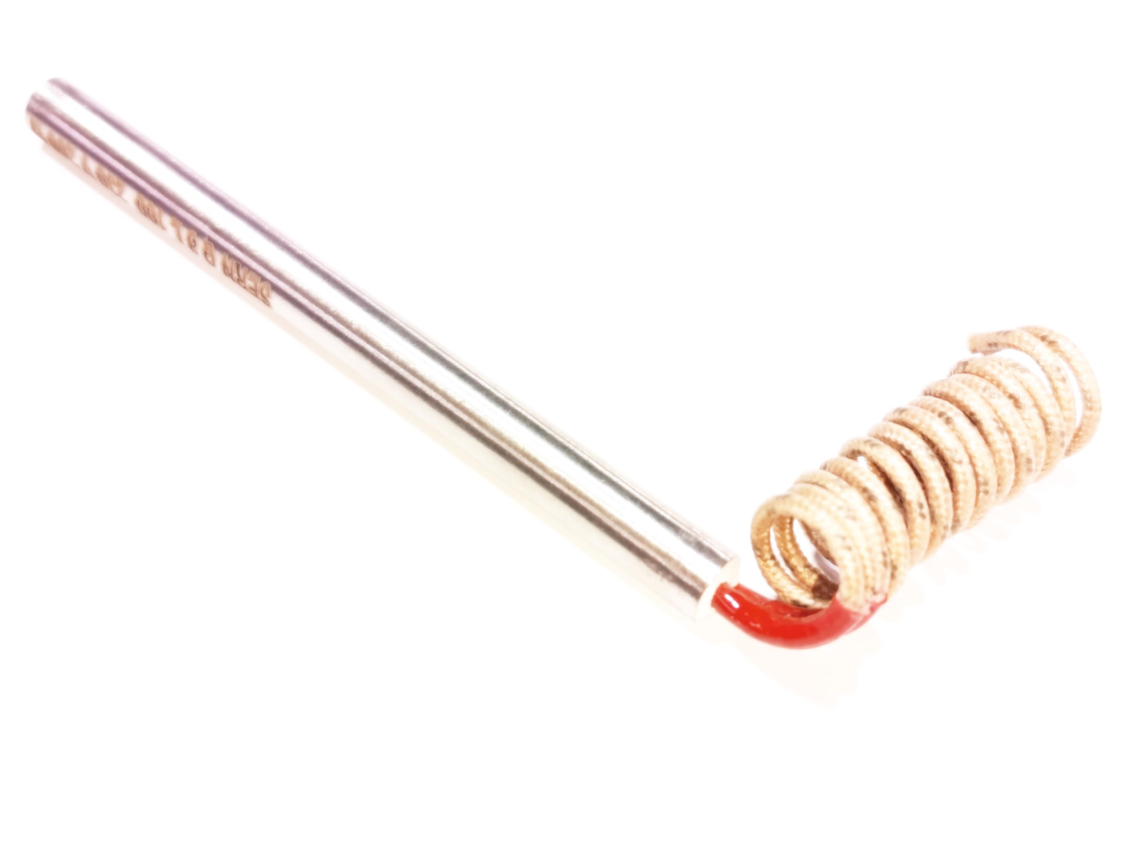 Fişek Isıtıcı Rezistans 8mm kalınlık -10cm boy-200 Watt - 230V