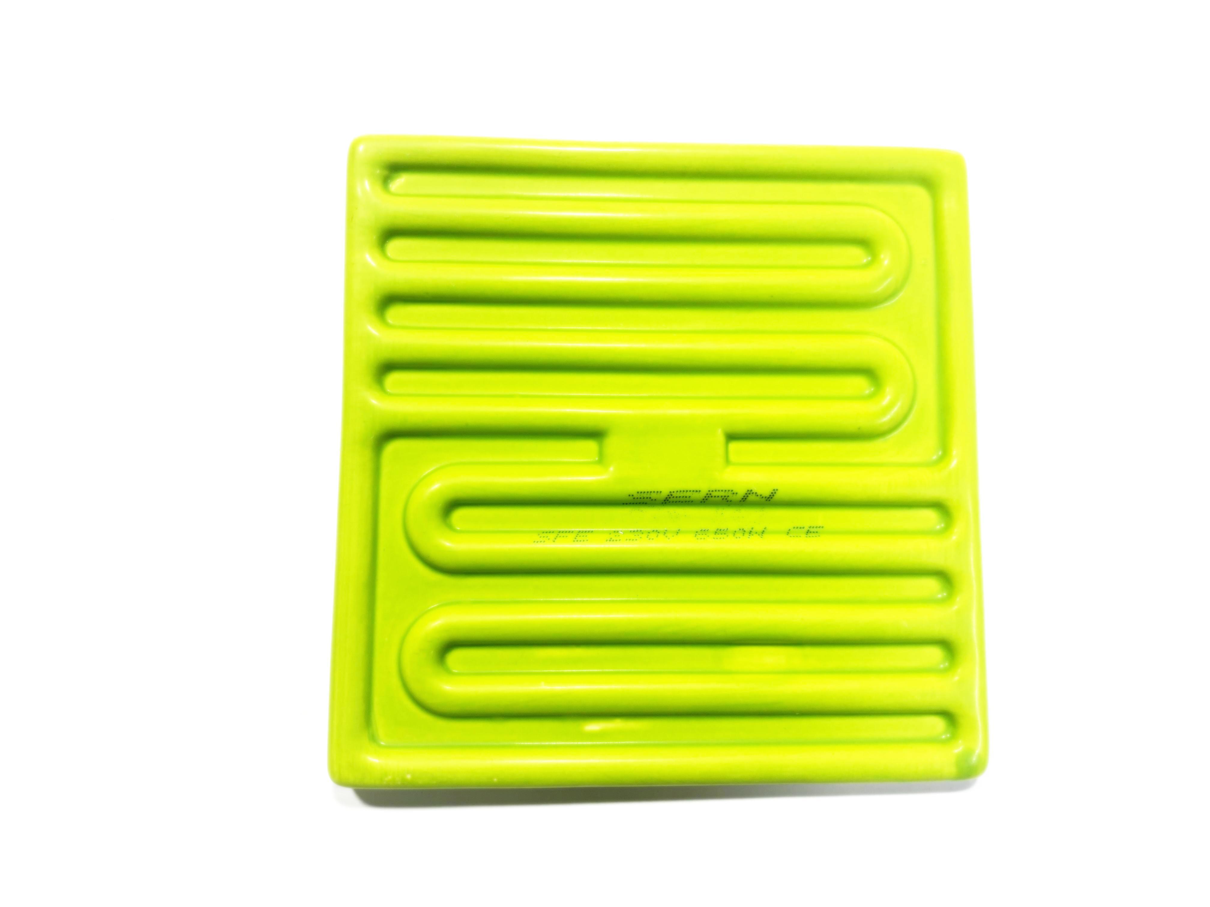 İnfrared Seramik Isıtıcı Rezistans DÜZ 122X122mm 650W 230V Yeşil Renk SFE Model