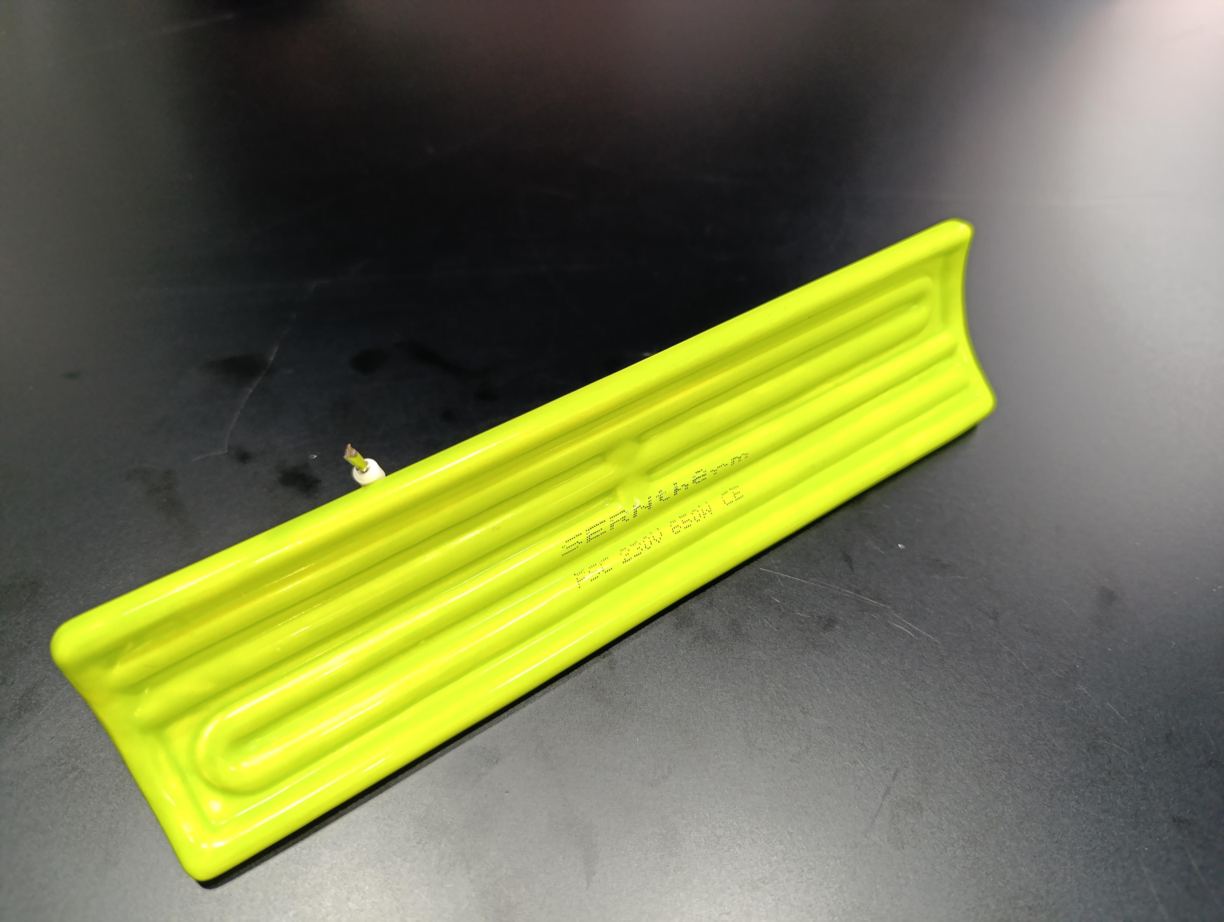 İnfrared Seramik Isıtıcı Rezistans KONKAV 245X60mm 650W 230V Yeşil Renk FSC Model 