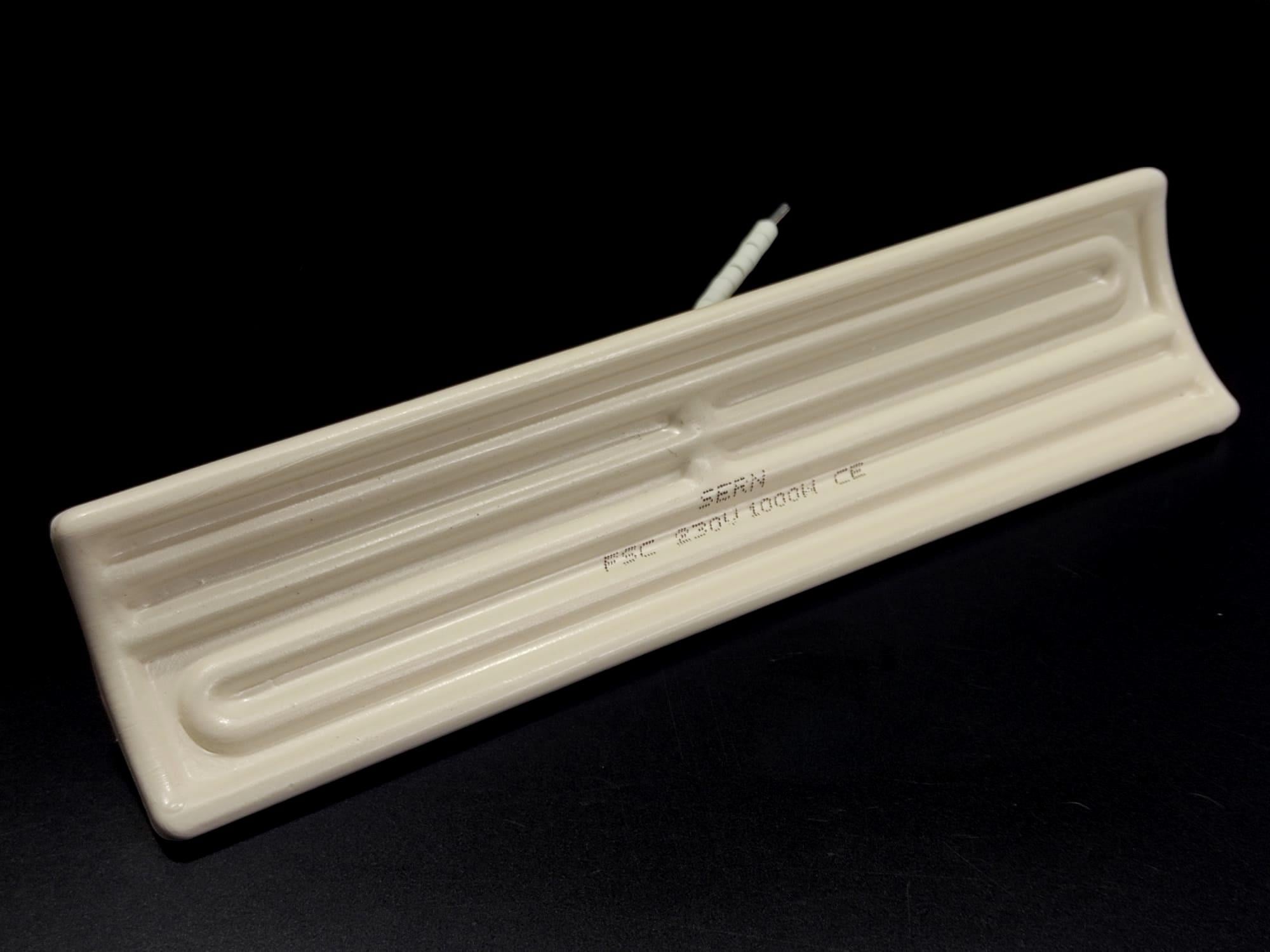 İnfrared Seramik Isıtıcı Rezistans KONKAV 245X60mm 1000W 230V Beyaz Renk FSC Model 