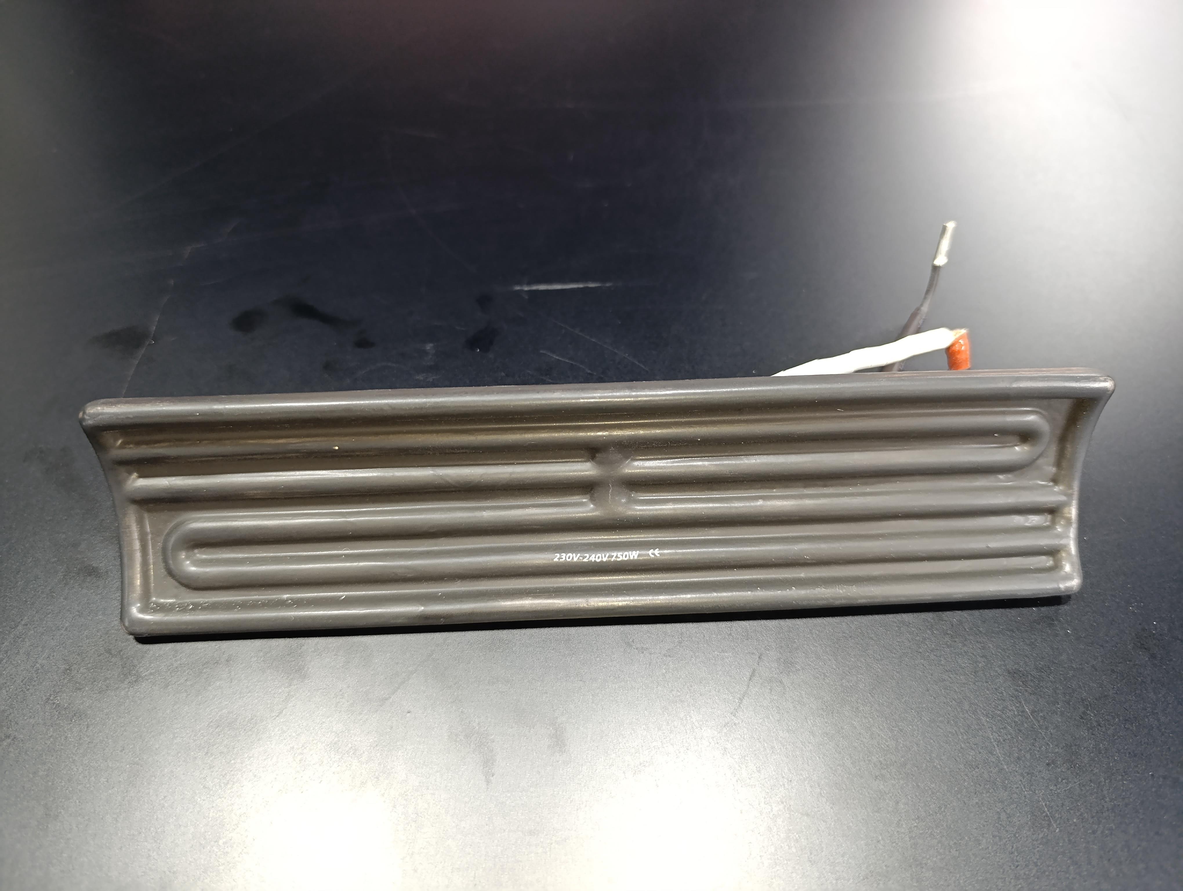 İnfrared Seramik Isıtıcı Rezistans KONKAV 245X60mm 750W 230V Siyah Renk FSC Model