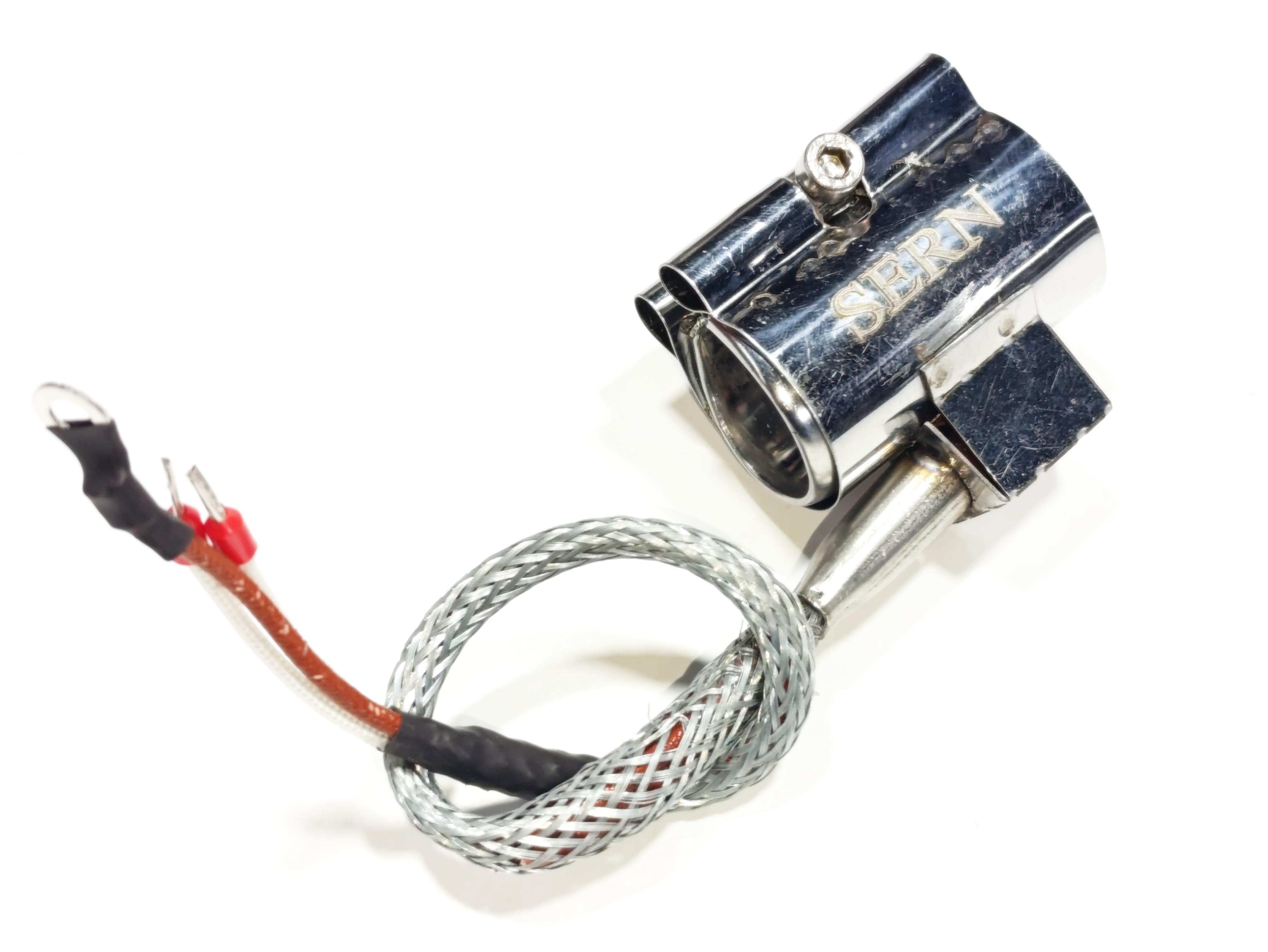Kelepçe Meme Rezistans 25mm Çap-50mm Boy-160W-230V Zırhlı Kablolu
