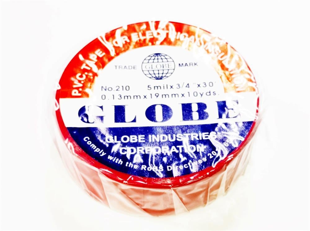 Kırımızı Elektrik Bandı Globe