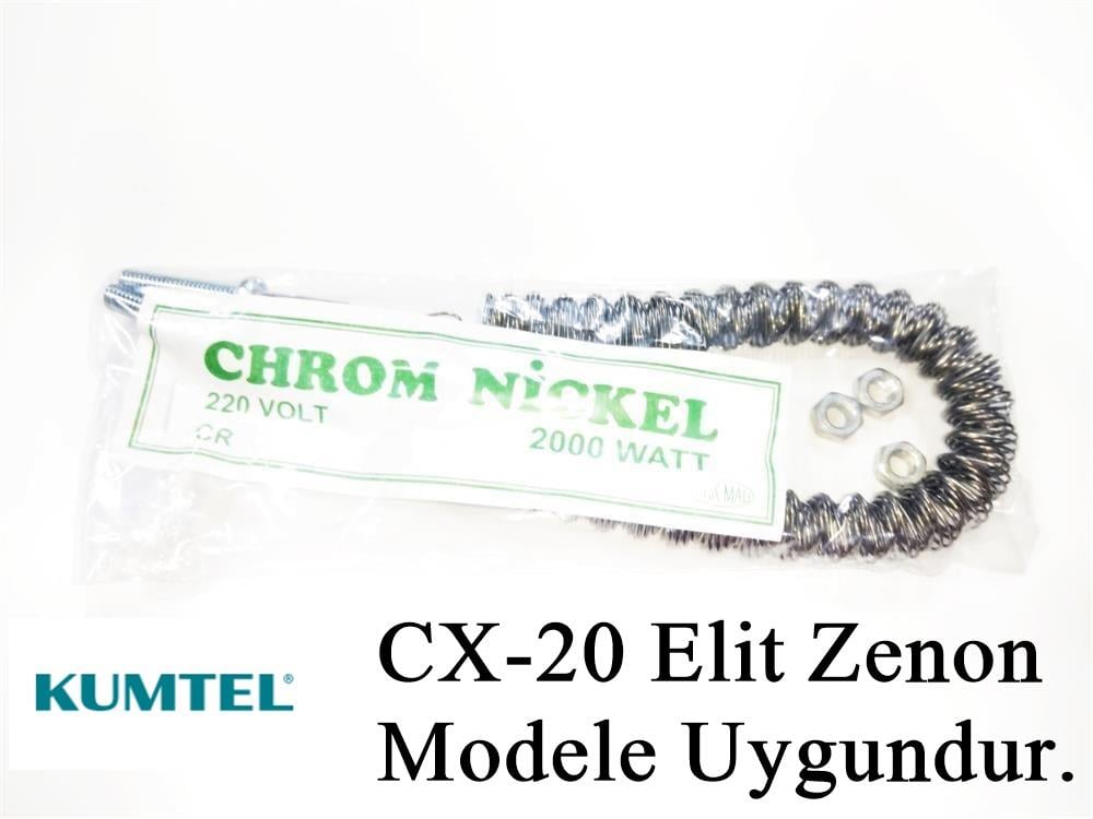 Kumtel CX-20 Elit Zenon 2000W Uyumlu 2000W İnfrared Soba Isıtıcı Rezistans Teli (Yatay)