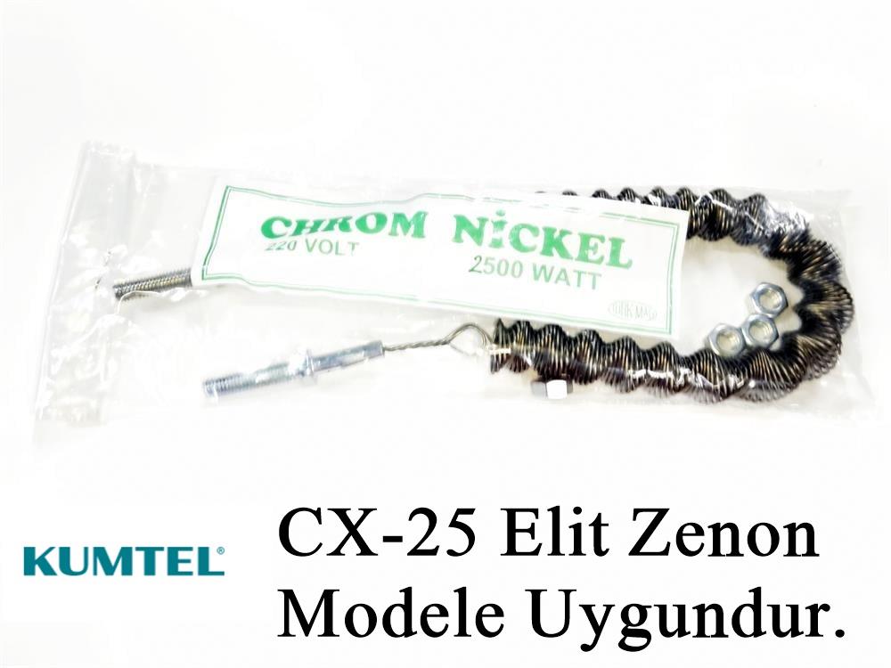 Kumtel CX-25 Elit Zenon 2500W Modele Uyumlu 2500W İnfrared Soba Isıtıcı Rezistans Teli (Yatay) 