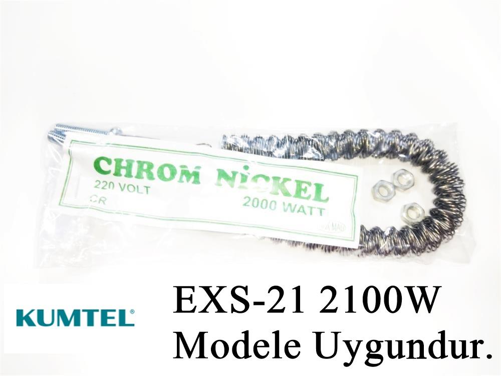 Kumtel EXS-21 2100W Uyumlu 2000W İnfrared Soba Isıtıcı Rezistans Teli (Yatay)