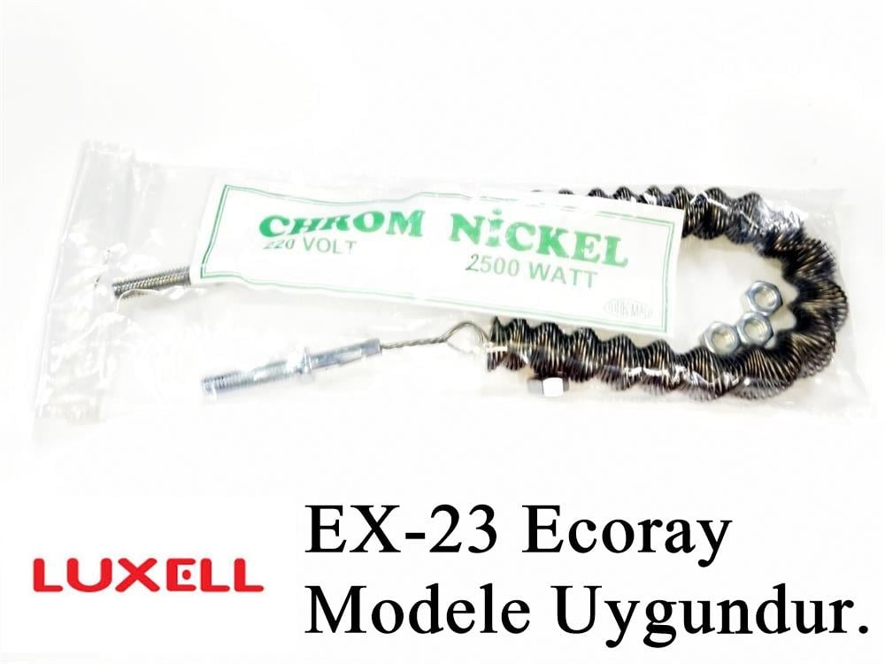 Luxell EX-23 Ecoray 2300W Modele Uyumlu 2500W İnfrared Soba Isıtıcı Rezistans Teli (Yatay) 