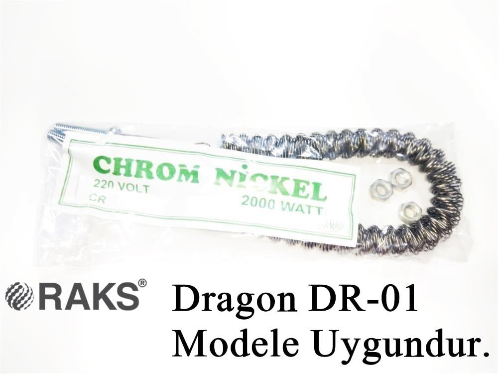 Raks Dragon DR-01 2000W Uyumlu 2000W İnfrared Soba Isıtıcı Rezistans Teli (Yatay)