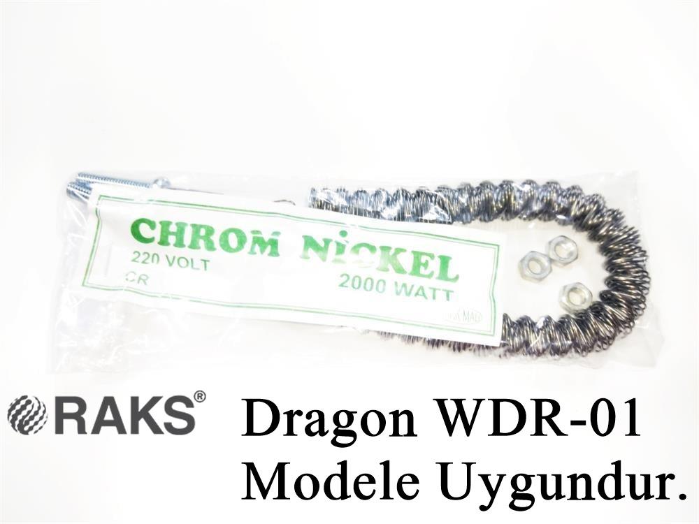 Raks Dragon WDR-01 2000W Uyumlu 2000W İnfrared Soba Isıtıcı Rezistans Teli (Yatay)