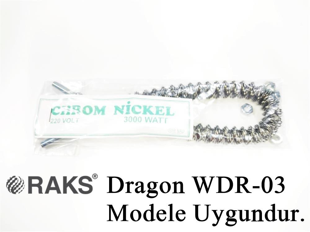 Raks Dragon WDR-03 Uyumlu 3000W İnfrared Soba Isıtıcı Rezistans Teli (Yatay) 
