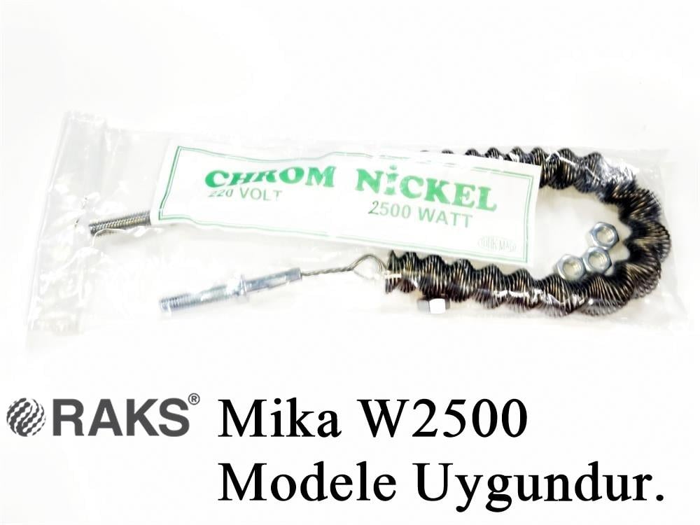 Raks Mika W2500 2300W Modele Uyumlu 2500W İnfrared Soba Isıtıcı Rezistans Teli (Yatay) 