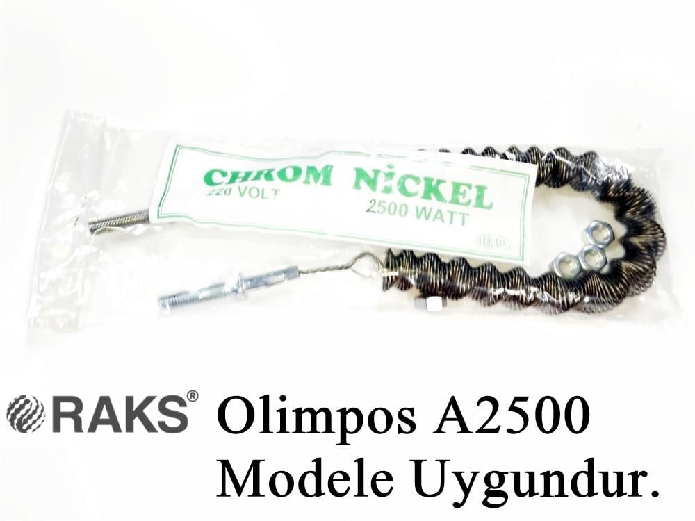 Raks Olimpos A2500 Modele Uyumlu 2500W İnfrared Soba Isıtıcı Rezistans Teli (Yatay) 