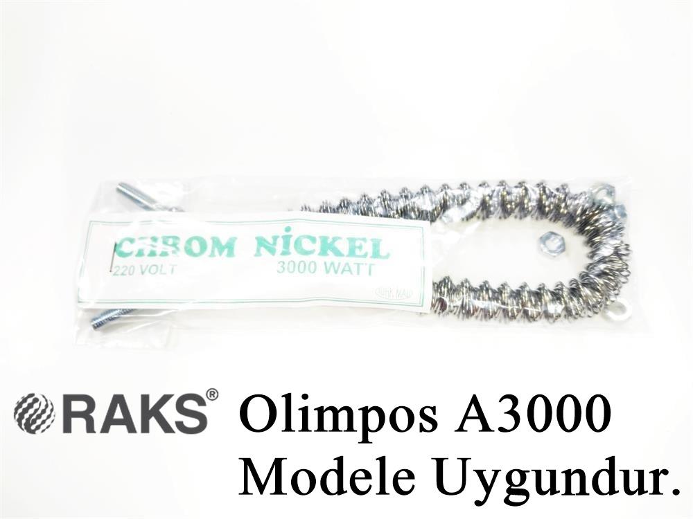 Raks Olimpos A3000 2800W Uyumlu 3000W İnfrared Soba Isıtıcı Rezistans Teli (Yatay) 