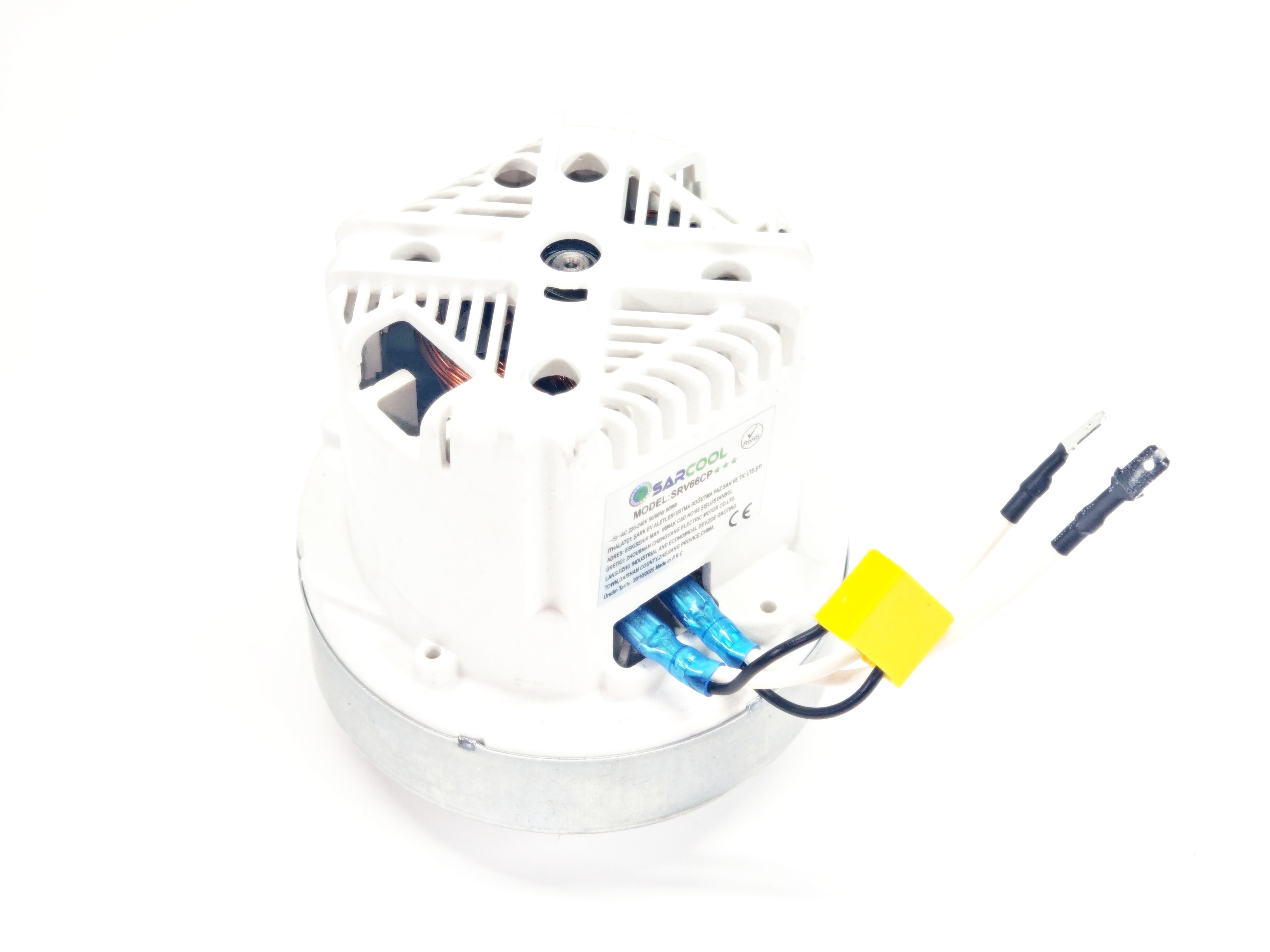 Sarcool 230V 900W Küçük Bakalit Süpürge Motoru SRV66CP