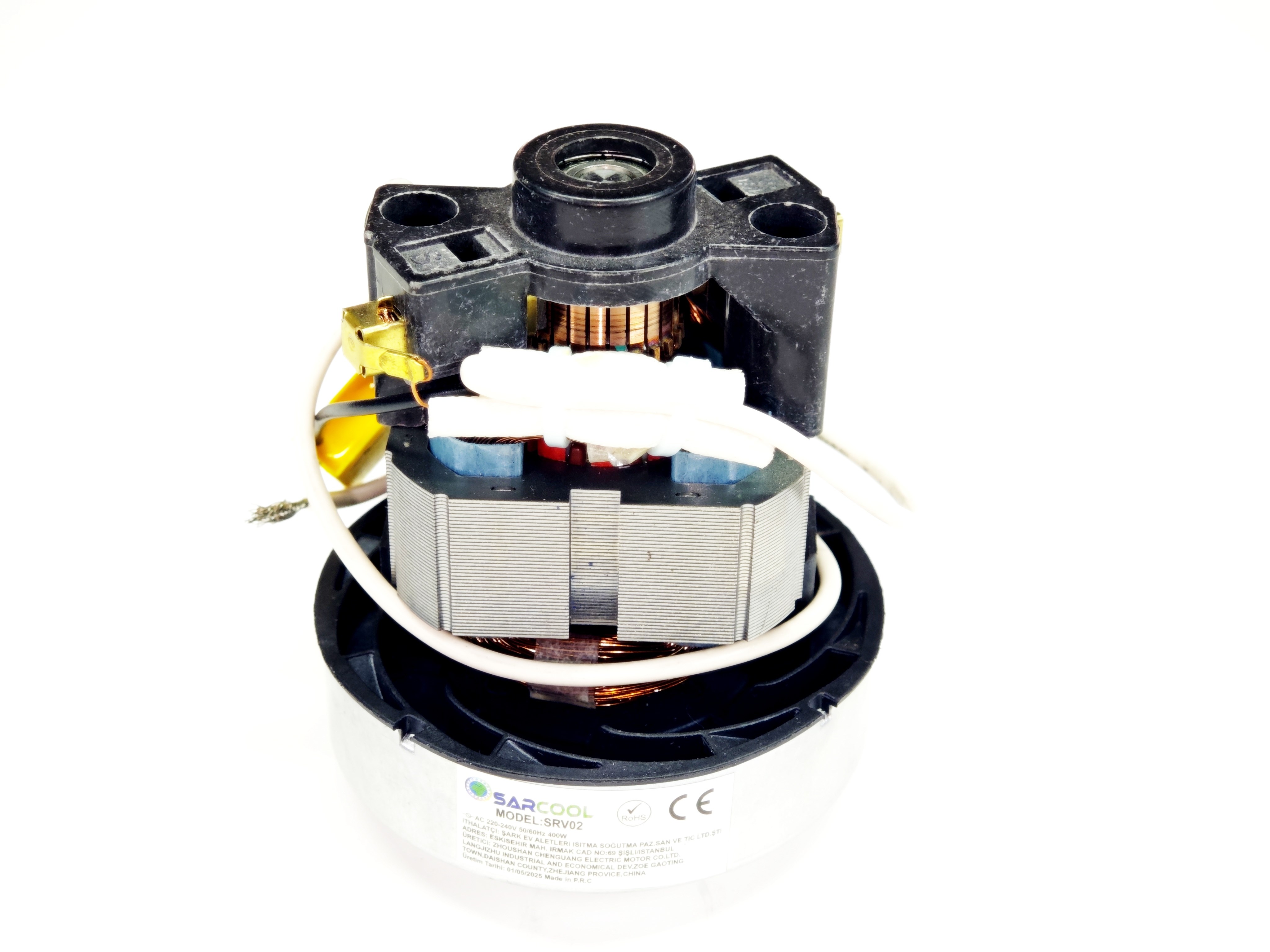 Sarcool SRV02 Elektrikli Süpürge Motoru 400W 220V