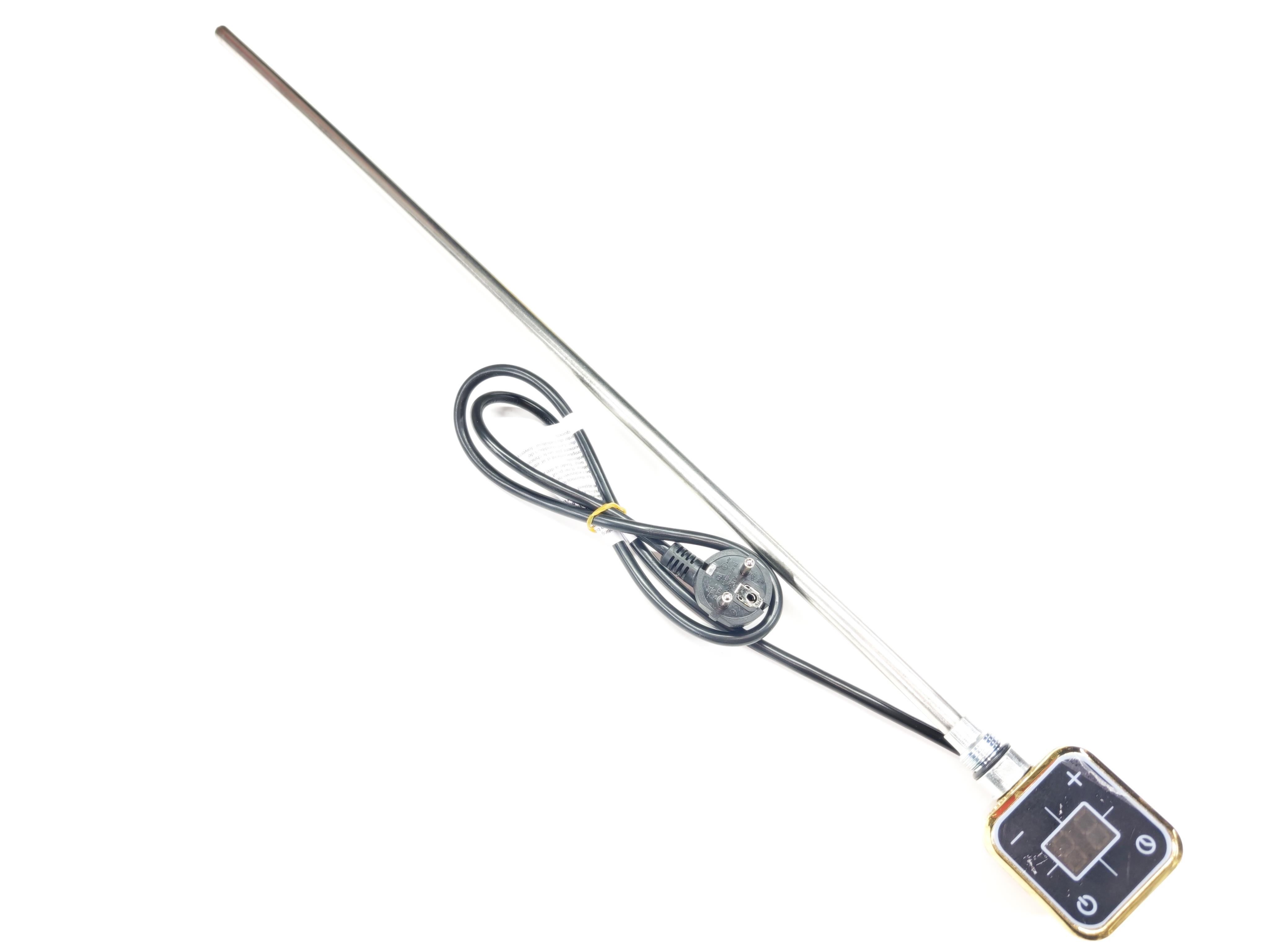 Sern 1000W Altın Renk Kare Dijital HP013 Model Havlupan Isıtıcı Rezistans 230V L:720mm 1/2'' (Yarım Parmak)