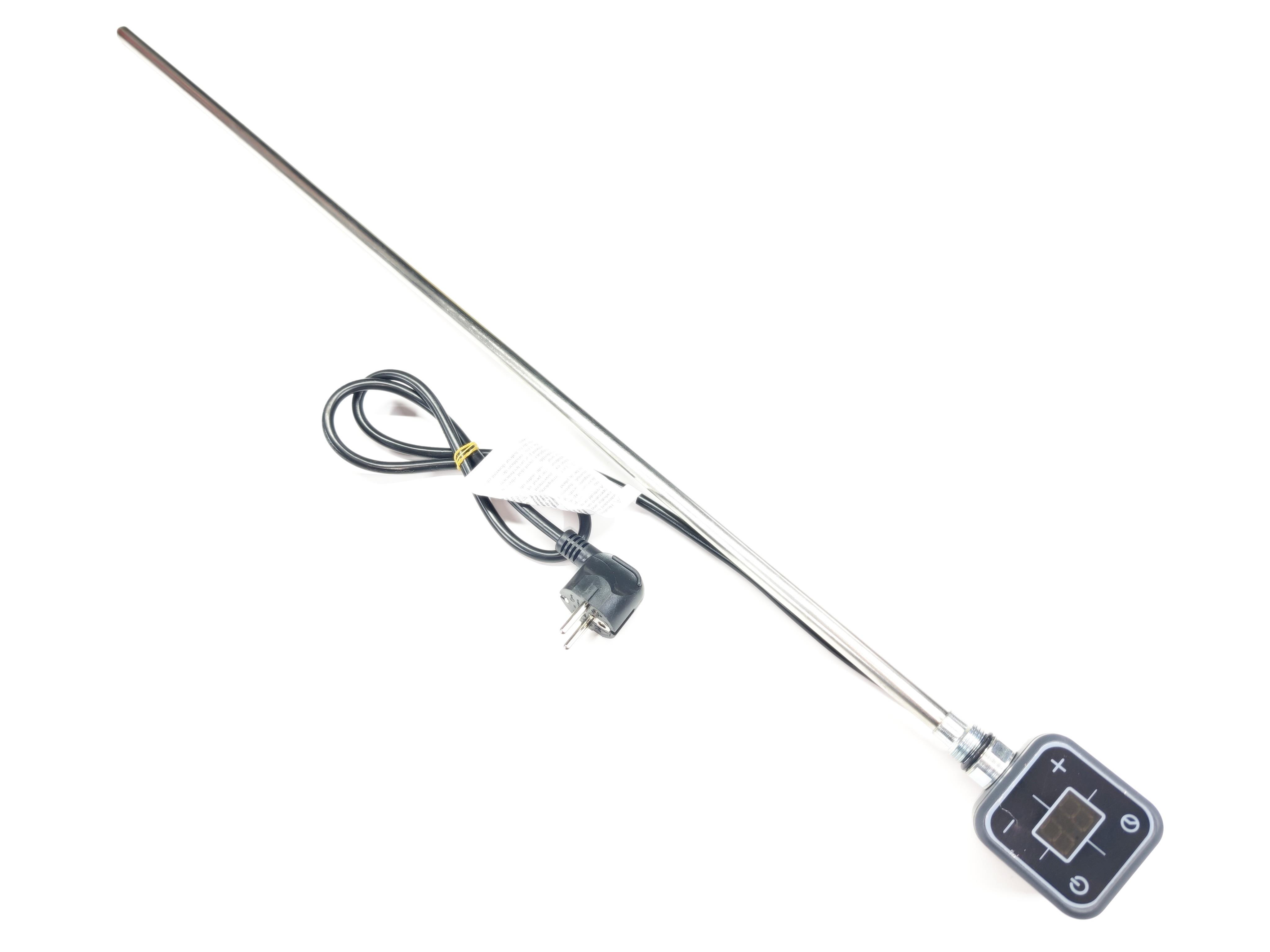 Sern 1200W Antresit Renk Kare Dijital HP013 Model Havlupan Isıtıcı Rezistans 230V L:850mm 1/2'' (Yarım Parmak)