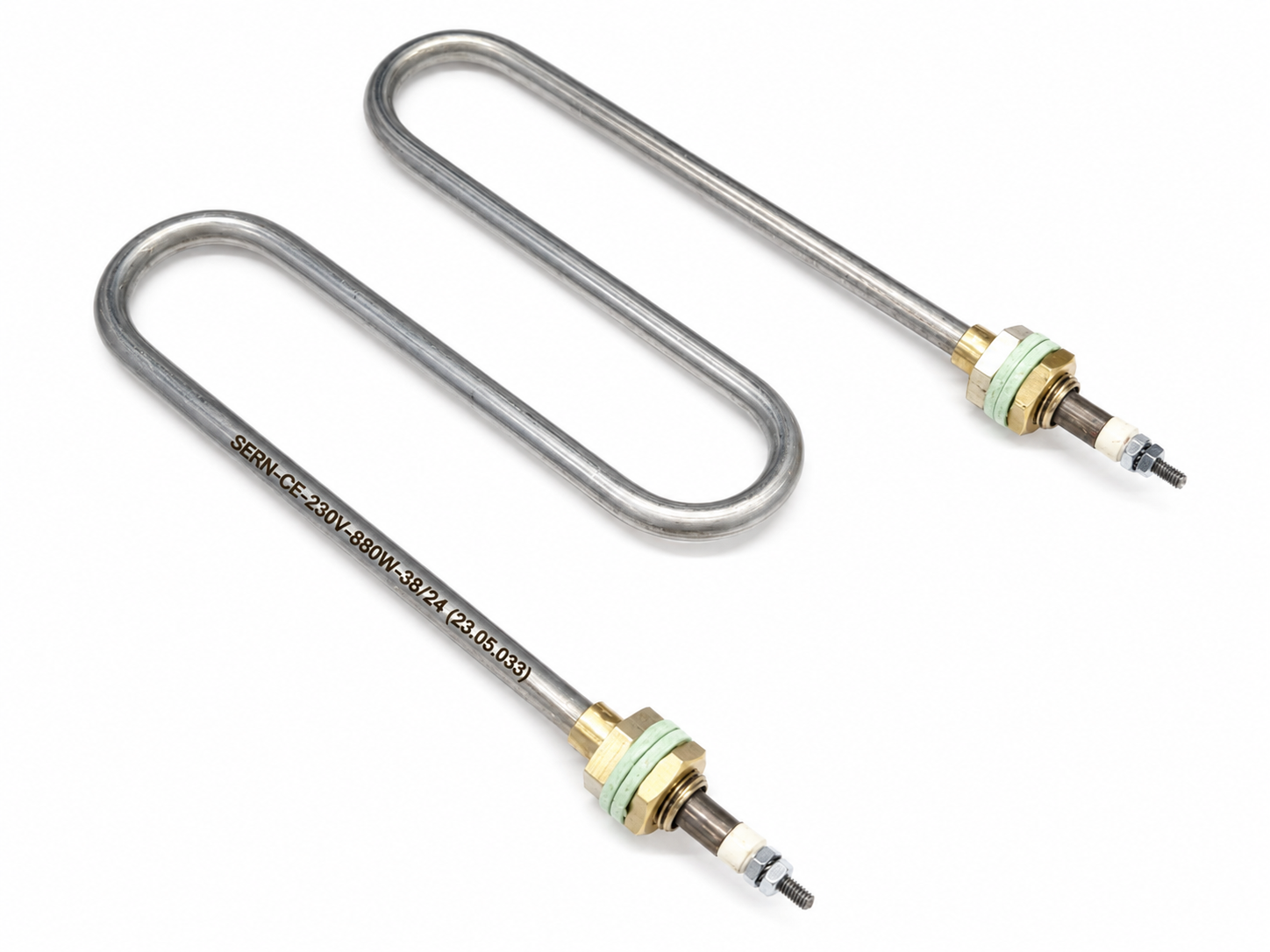 SERN 230V 880W 8,5mm Özel Üretim M Tipi Rekorlu Kuru Ortam Isıtıcı Rezistans CR304