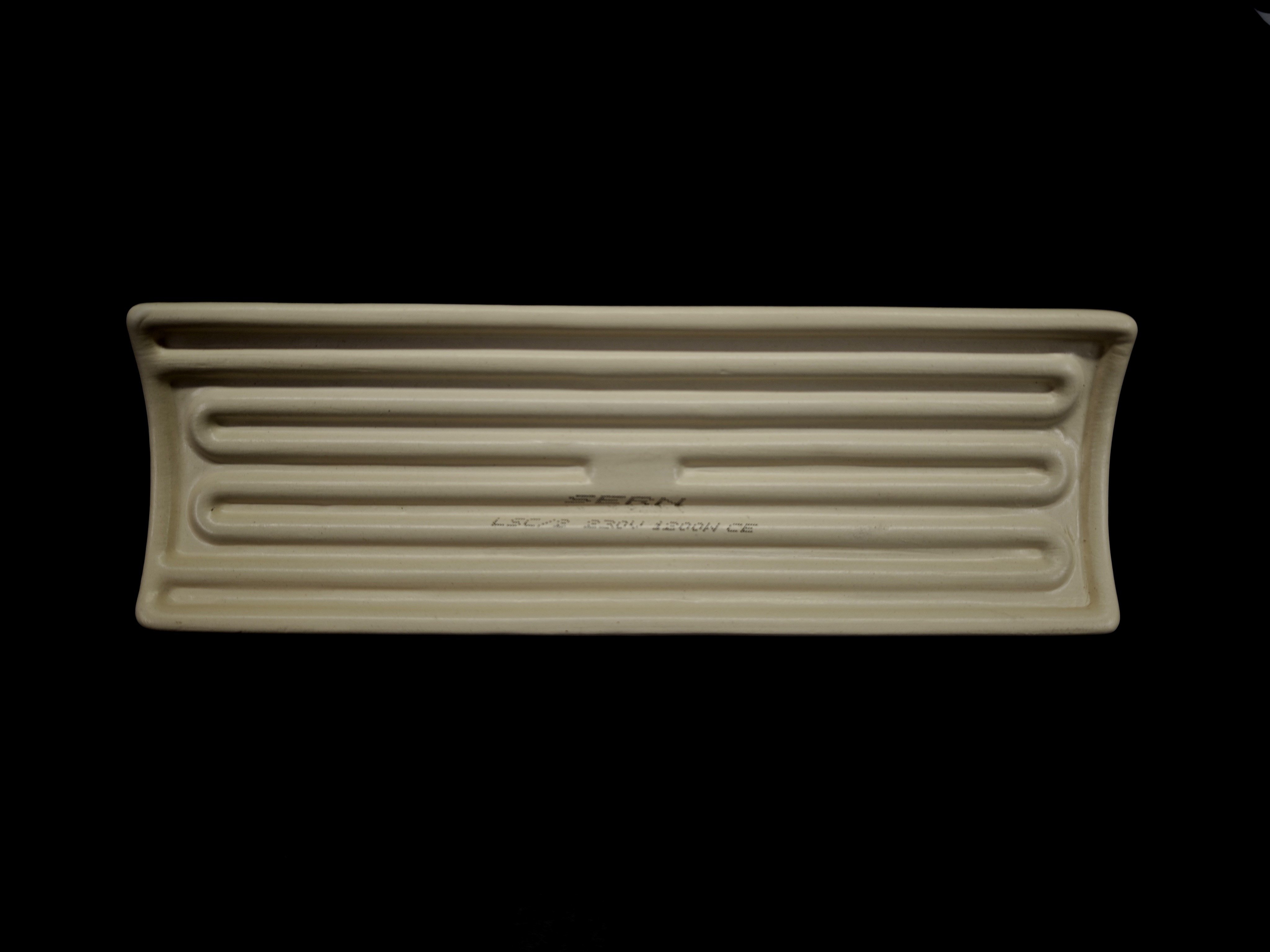 SERN 245x80mm 1200W 230V Beyaz LSC/2 Model Konkav İnfrared Seramik Isıtıcı Rezistans