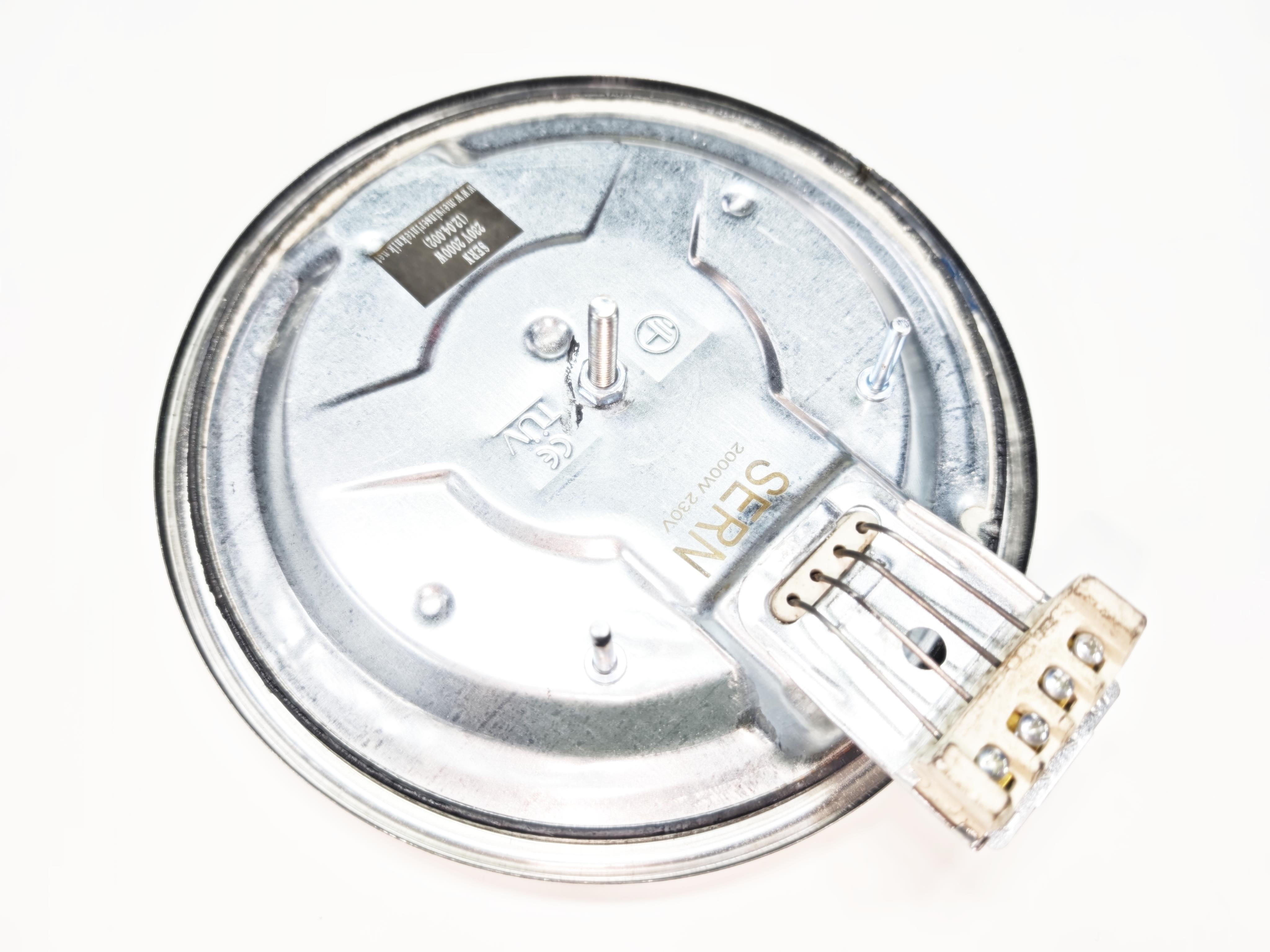 Sern Pleyt Elektrikli Ocak Taşı Rapitli Klemensli – 185mm 2000W 230V