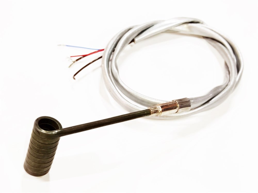 Spiral Isıtıcı Rezistans 44mm boy-12mm çap-250W-220V 2mt kablolu
