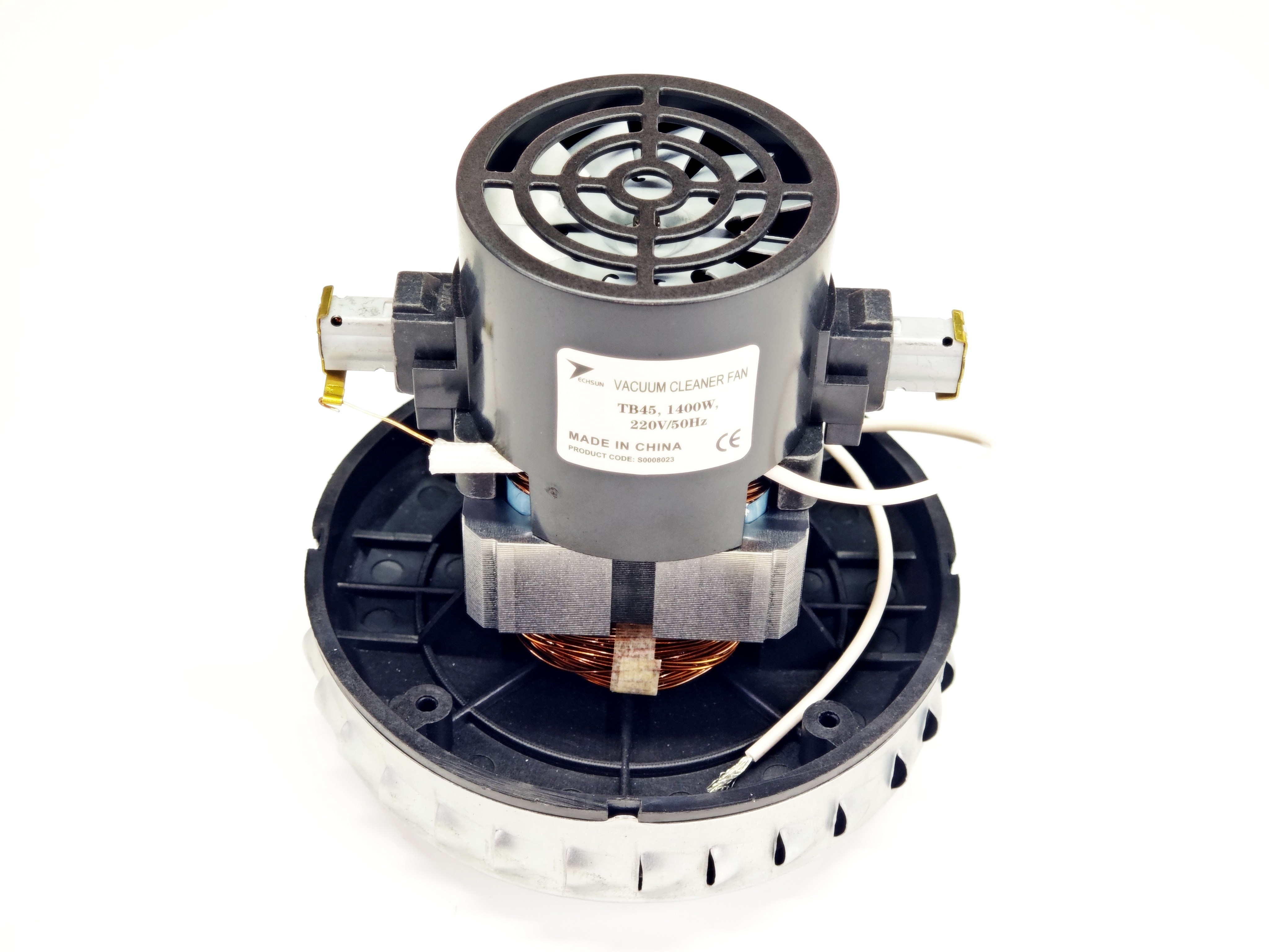 Techsun TB45 Tek Fanlı Elektrikli Süpürge Motoru 1400W 220V Arnica Bora Uyumlu