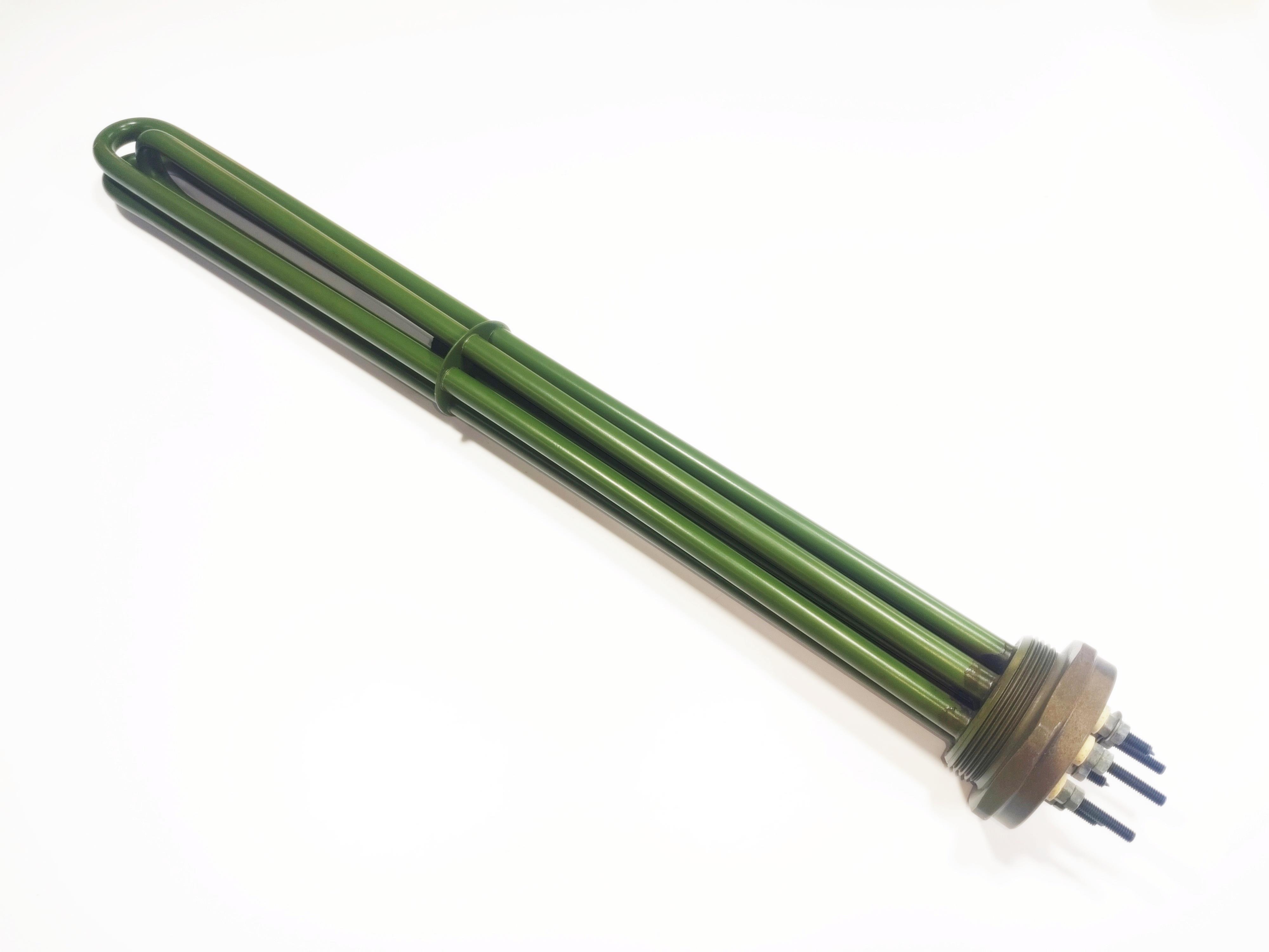 Teflon Kaplamalı Özel Üretim Isıtıcı Rezistans 2inç 316CR 55cm 15KW Trifaze