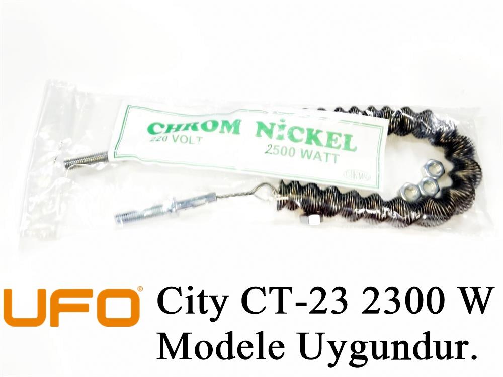 Ufo City CT/23 2300 W Modele Uyumlu 2500W İnfrared Soba Isıtıcı Rezistans Teli (Yatay) 