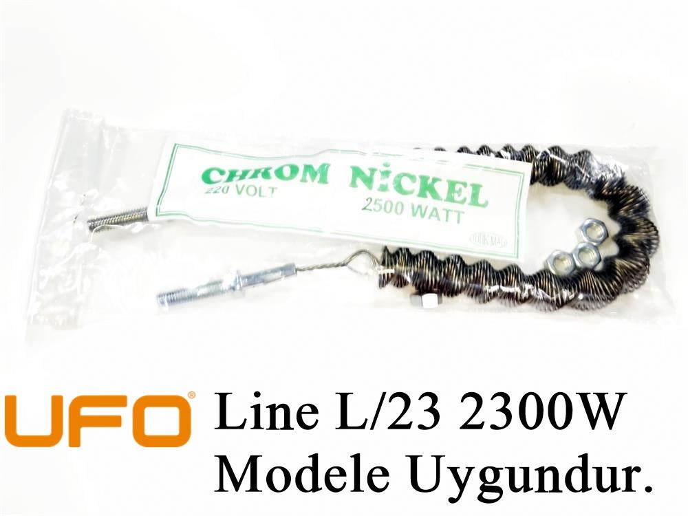 UFO Line L/23 2300W Modele Uyumlu 2500W İnfrared Soba Isıtıcı Rezistans Teli (Yatay) 