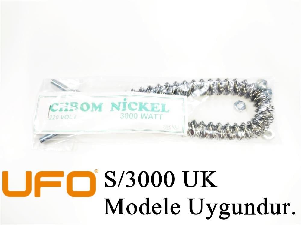 UFO S/3000 UK Uyumlu 3000W İnfrared Soba Isıtıcı Rezistans Teli (Yatay) 