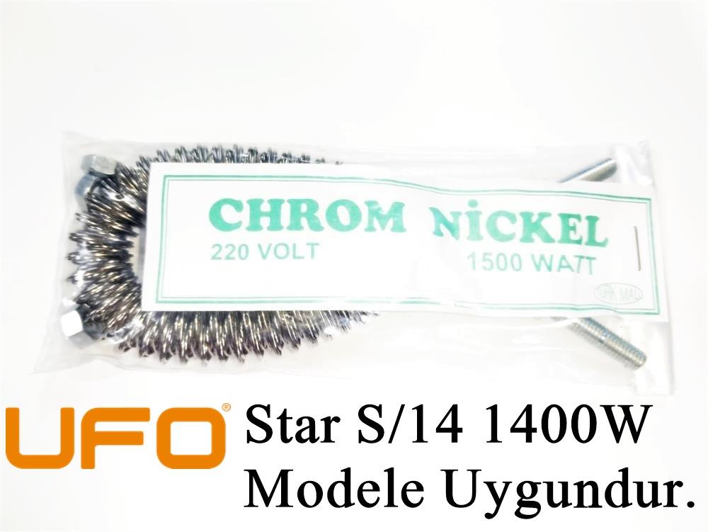 UFO Star S-14 1400W Uyumlu 1500W İnfrared Soba Isıtıcı Rezistans Teli (Yatay)