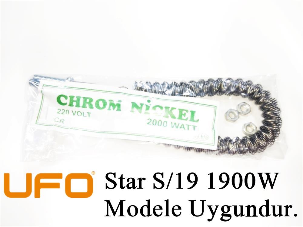 UFO Star S-19 1900W Uyumlu 2000W İnfrared Soba Isıtıcı Rezistans Teli (Yatay)