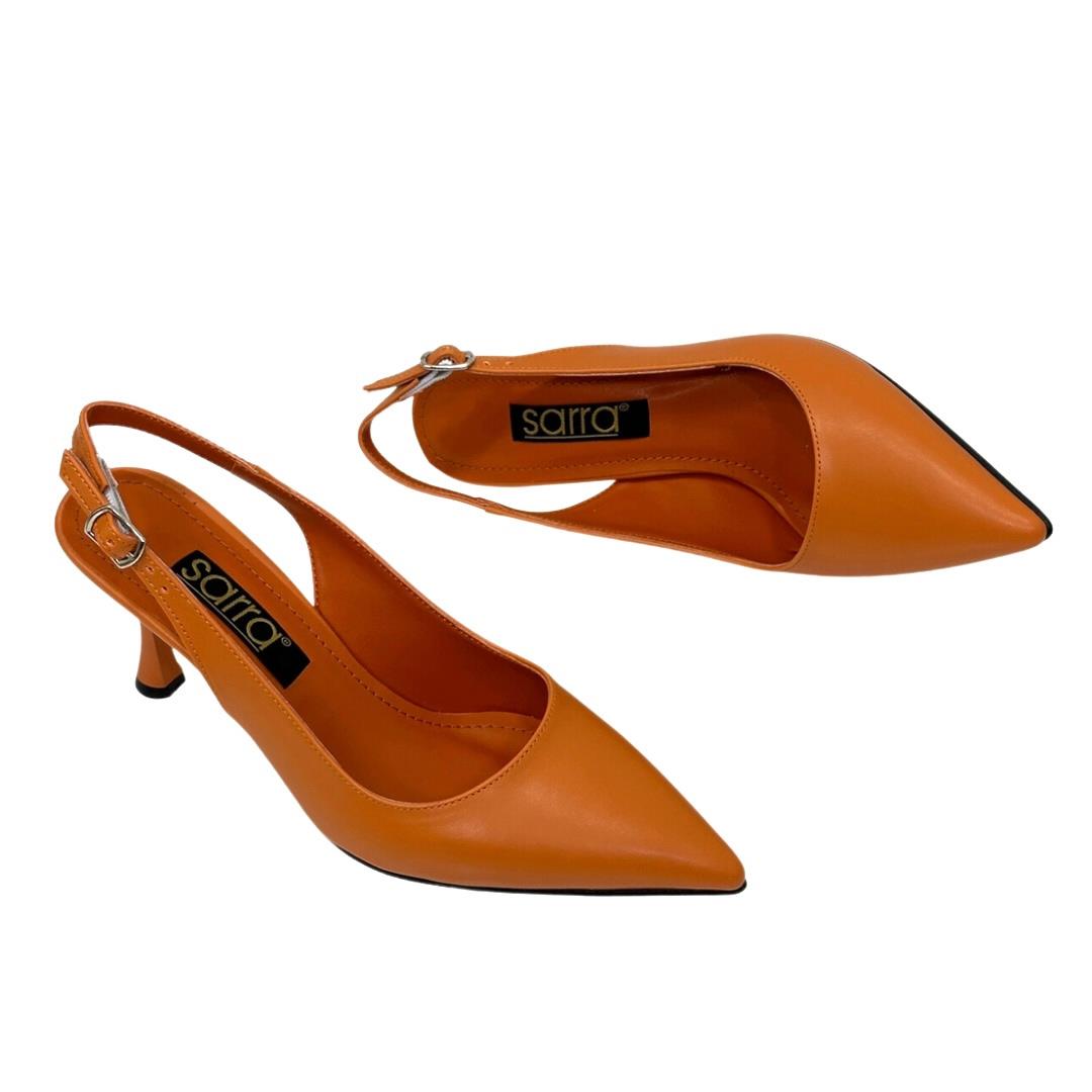 Arkası Açık 8 Cm Rahat Topuklu Stiletto