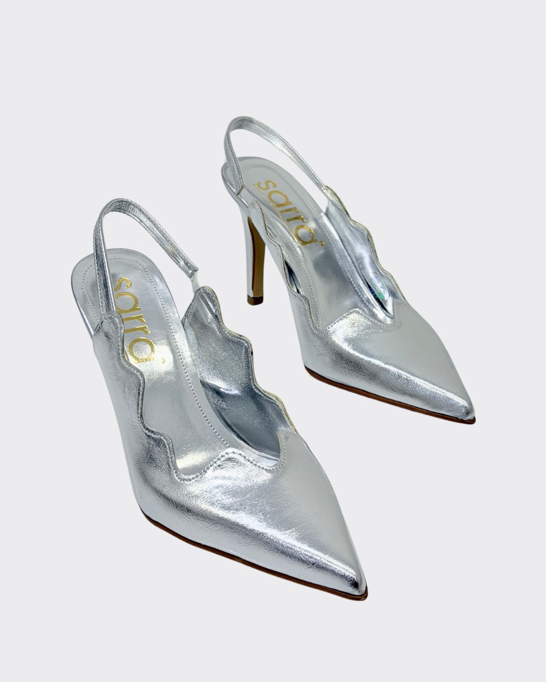 Asimetrik Kesimli 10 Cm Rahat Topuklu Stiletto