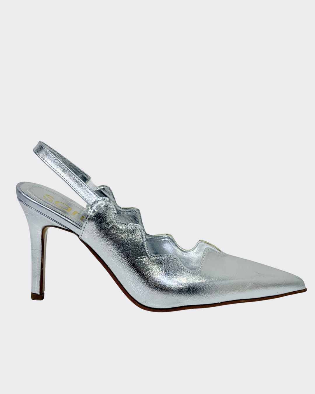 Asimetrik Kesimli 10 Cm Rahat Topuklu Stiletto