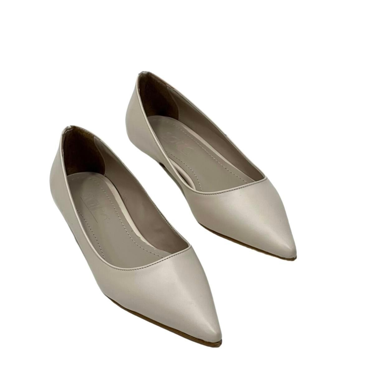 Bej 3 Cm Fındık Topuklu Rahat Stiletto